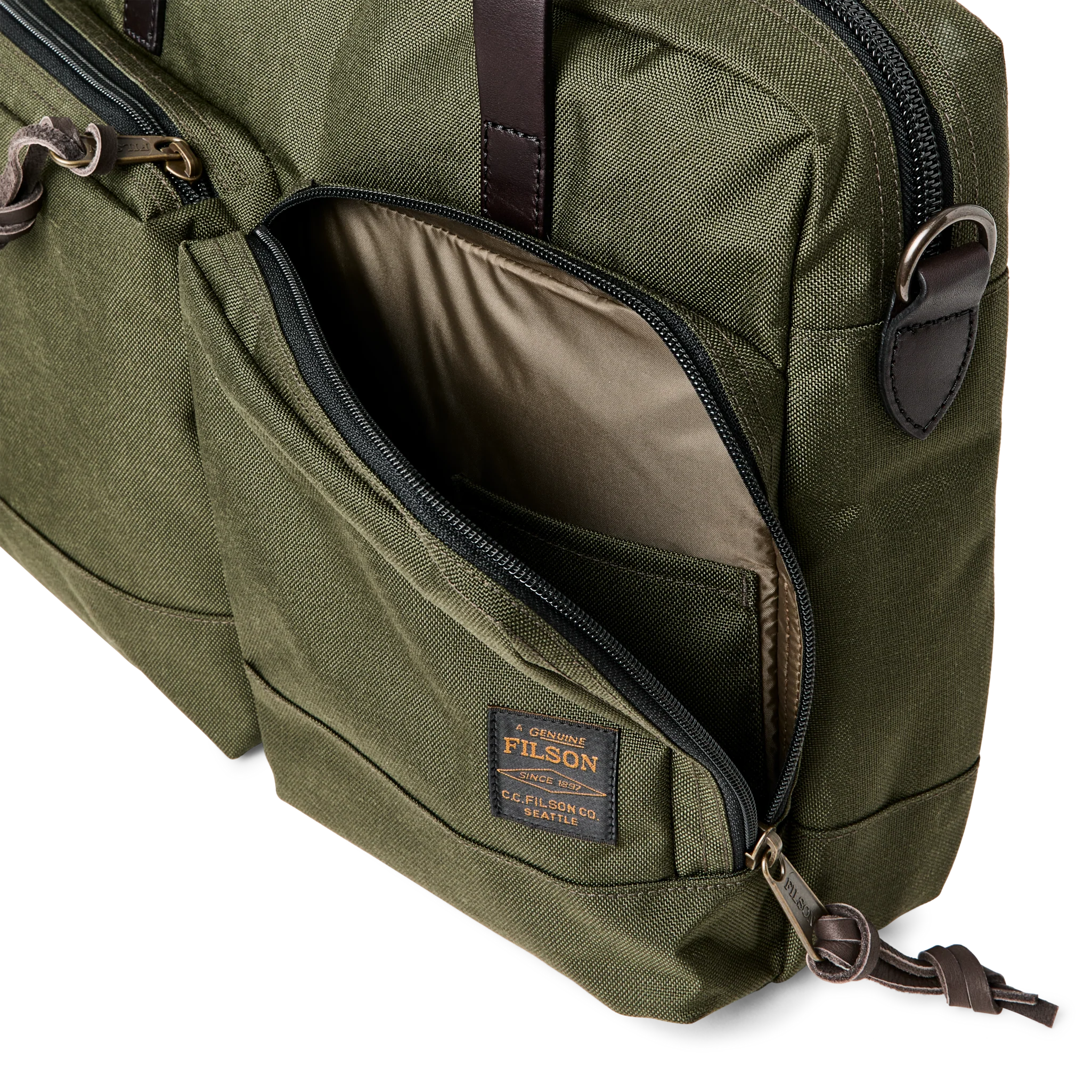 Dryden Briefcase "Otter Green"