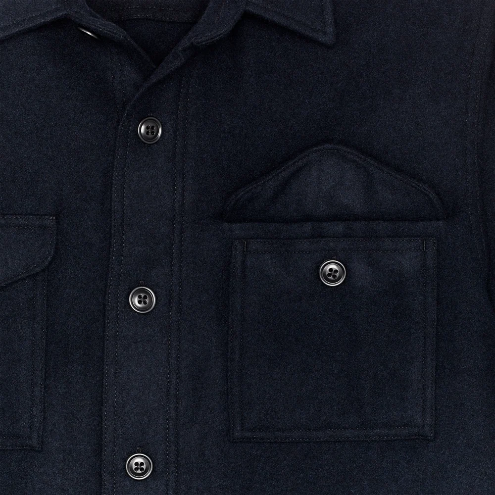 Wool Jac-Shirt "Navy"