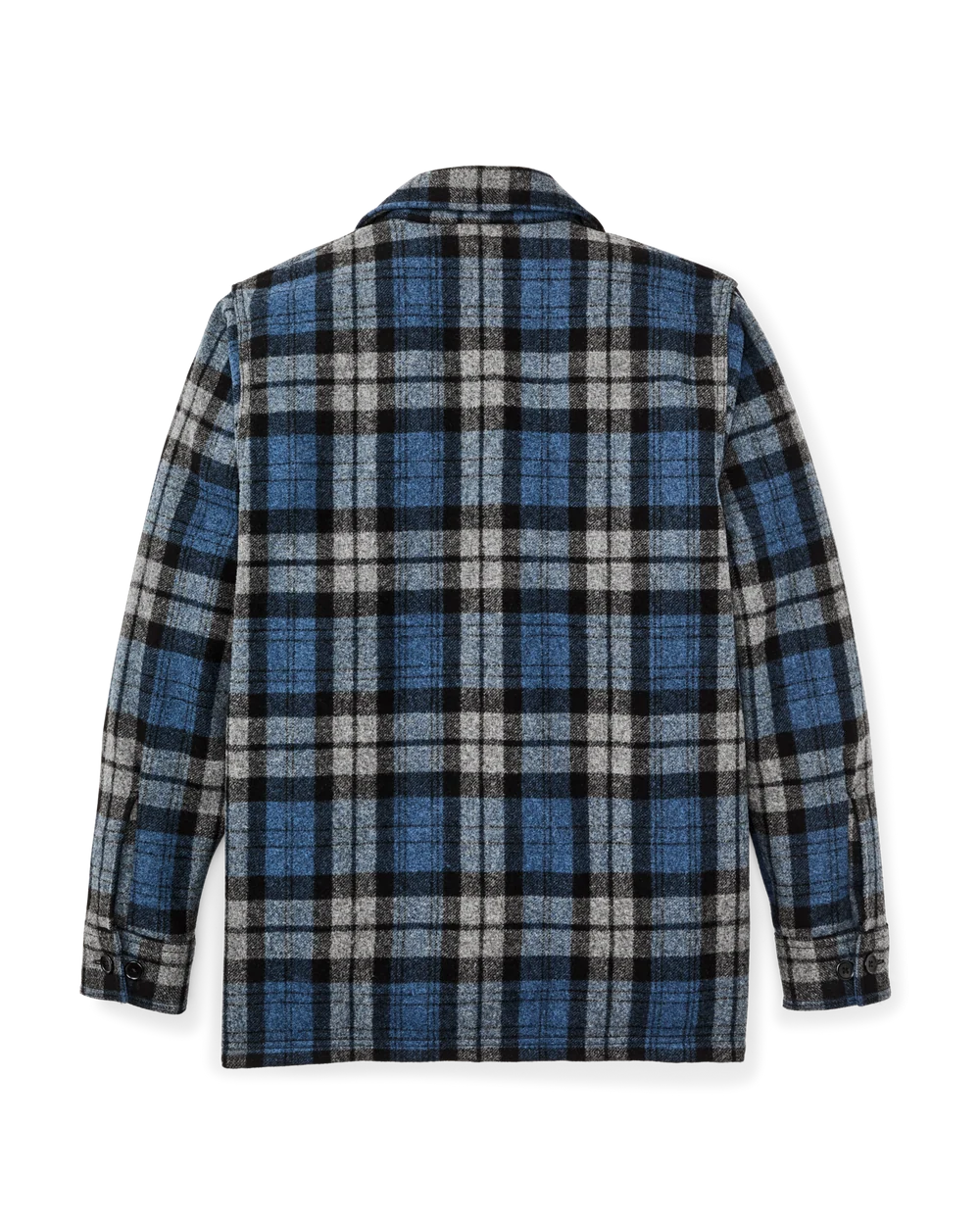 Wool Jac-Shirt "Blue/ Heather Grey Plaid"
