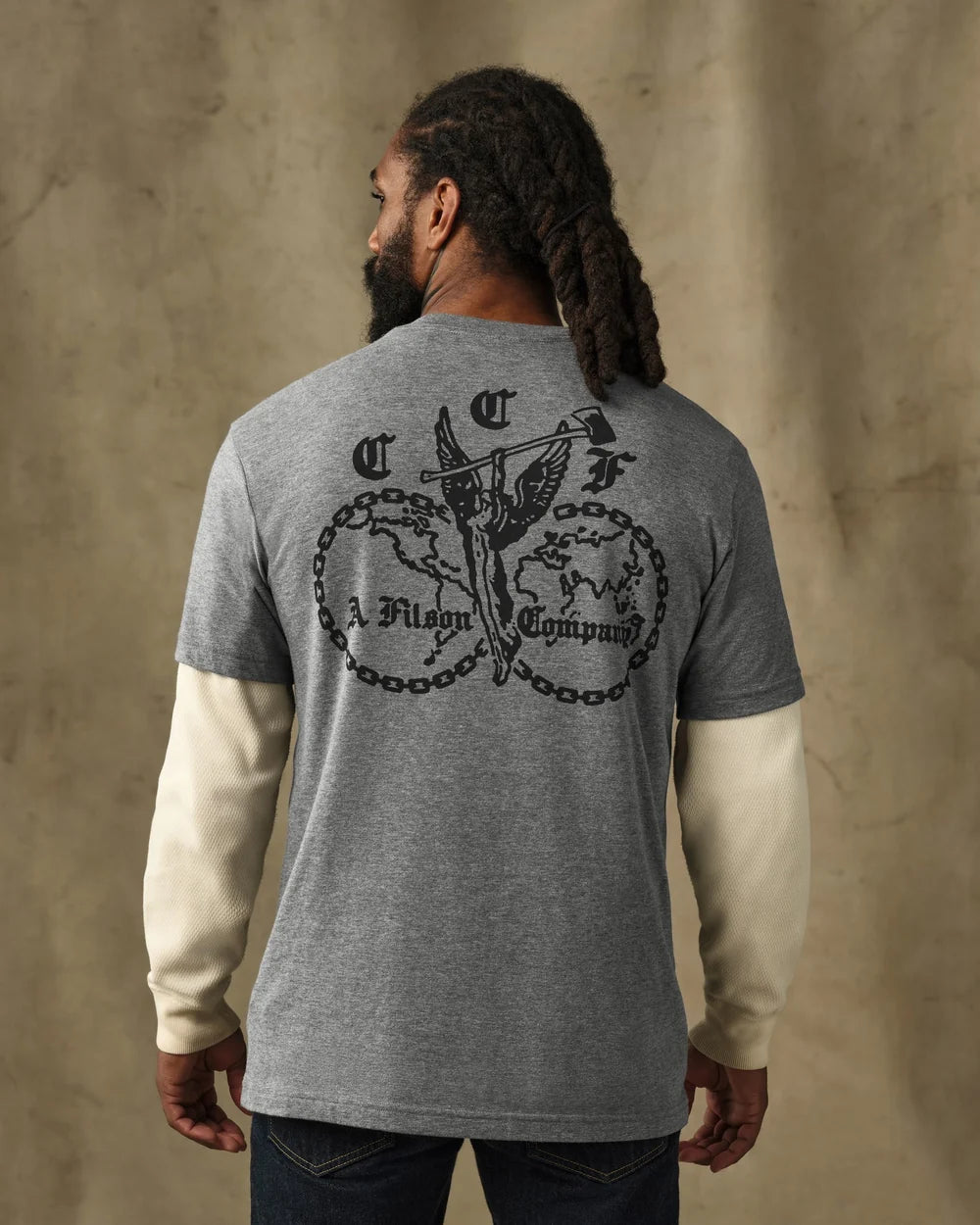 Union Graphic Tee "Dark Heather Grey"
