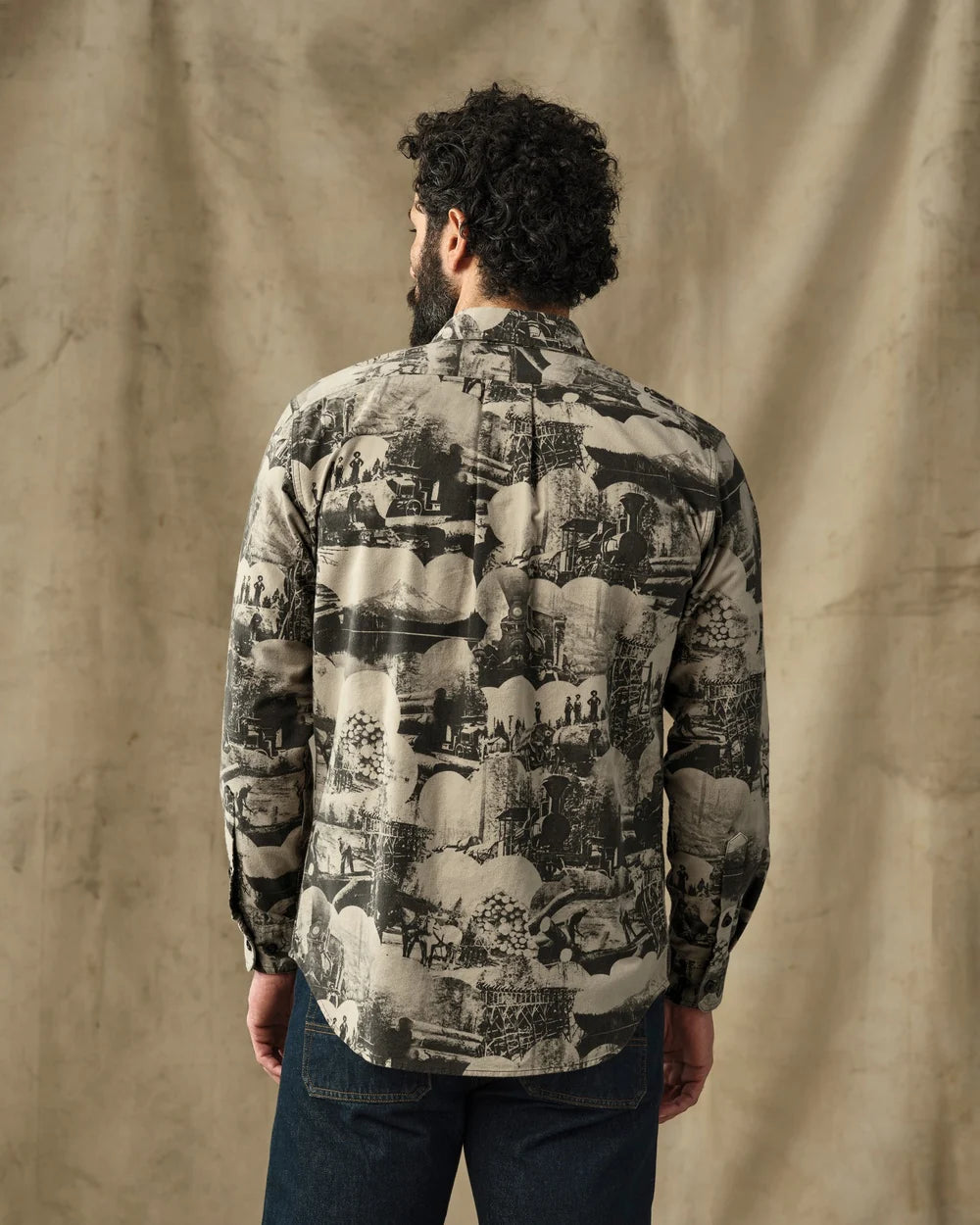 Field Flannel "Vintage Khaki Print"
