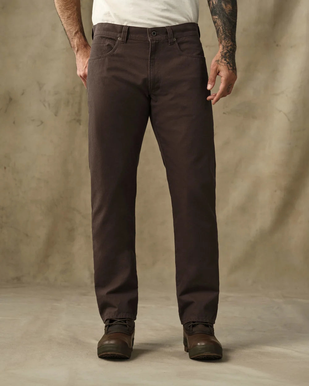 Dry Tin 5 Pocket Pant "Seal Brown"