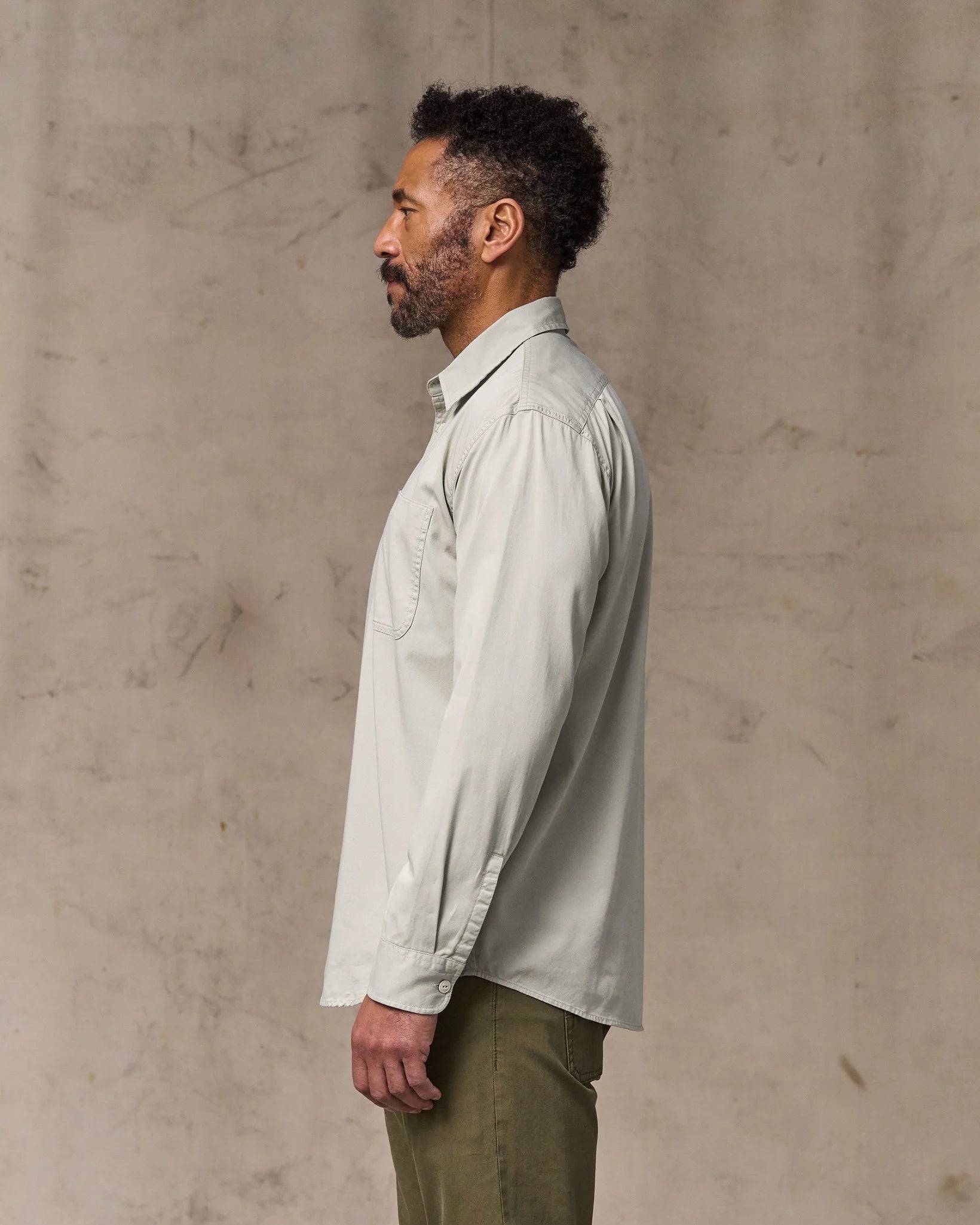 4.5oz Twill Shirt "Gray Sky"