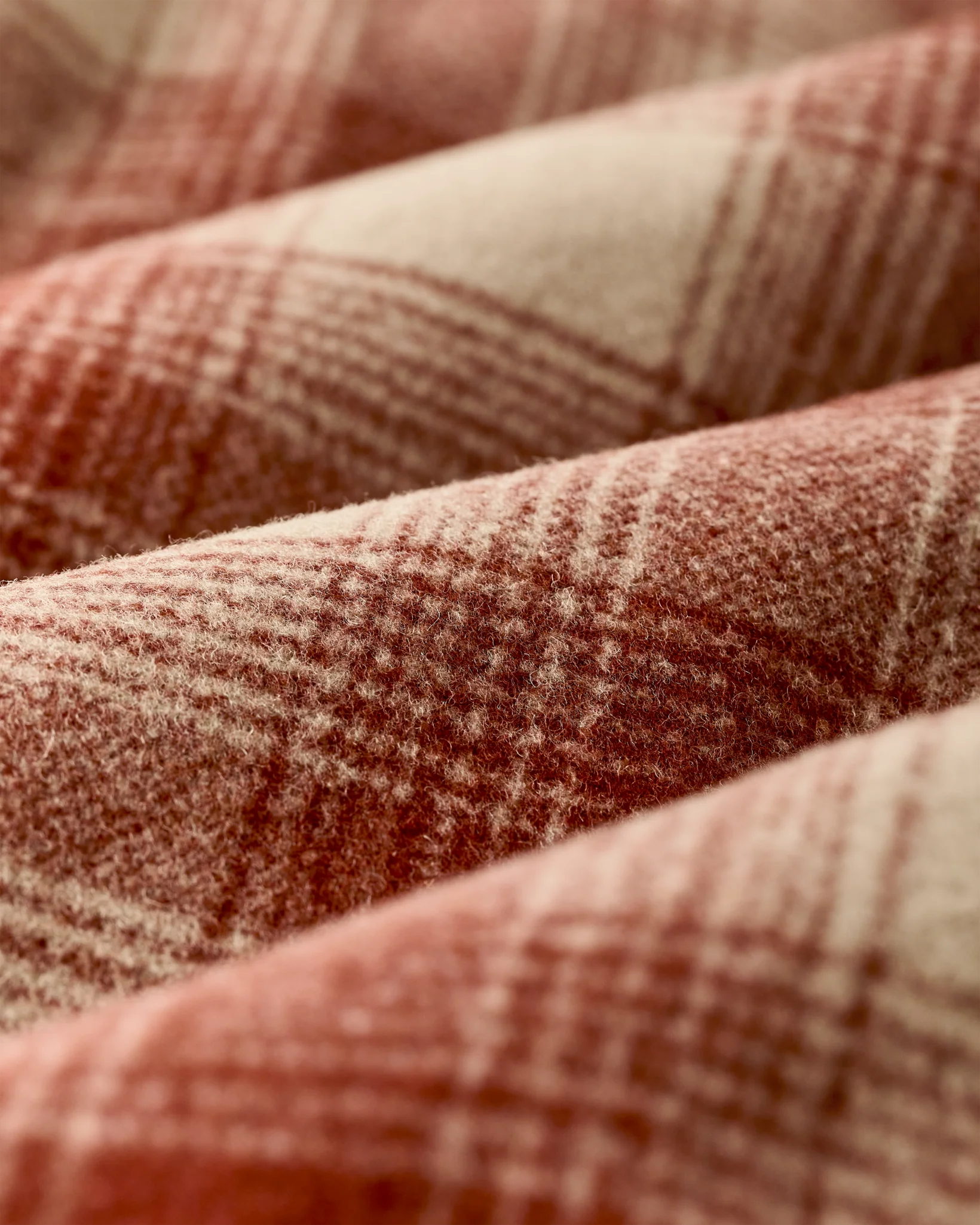 Wool Jac-Shirt "Brick Multi-plaid"