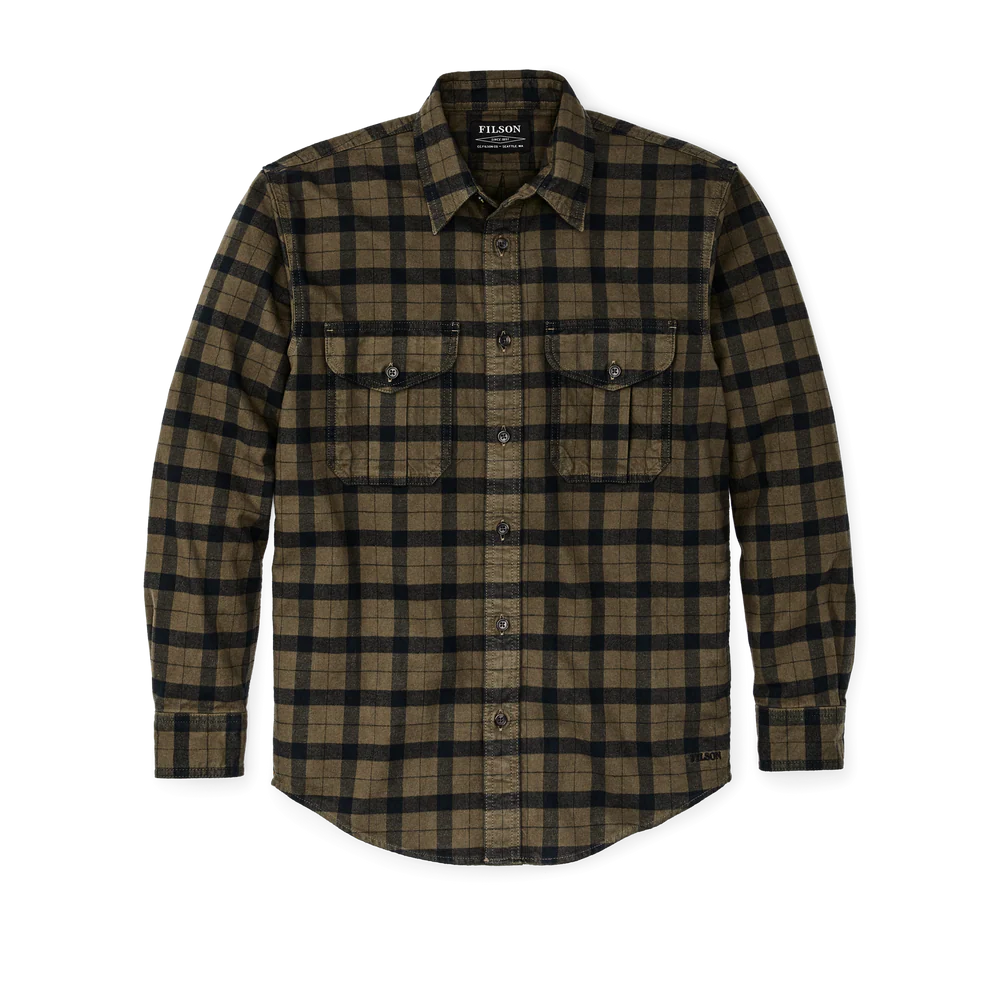 Alaskan Guide Shirt "Otter Green/ Black Plaid"