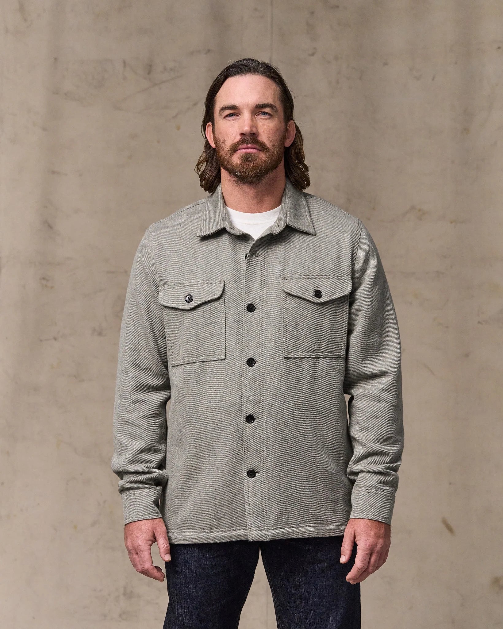Deer Island Jac-Shirt "Natural Heather"