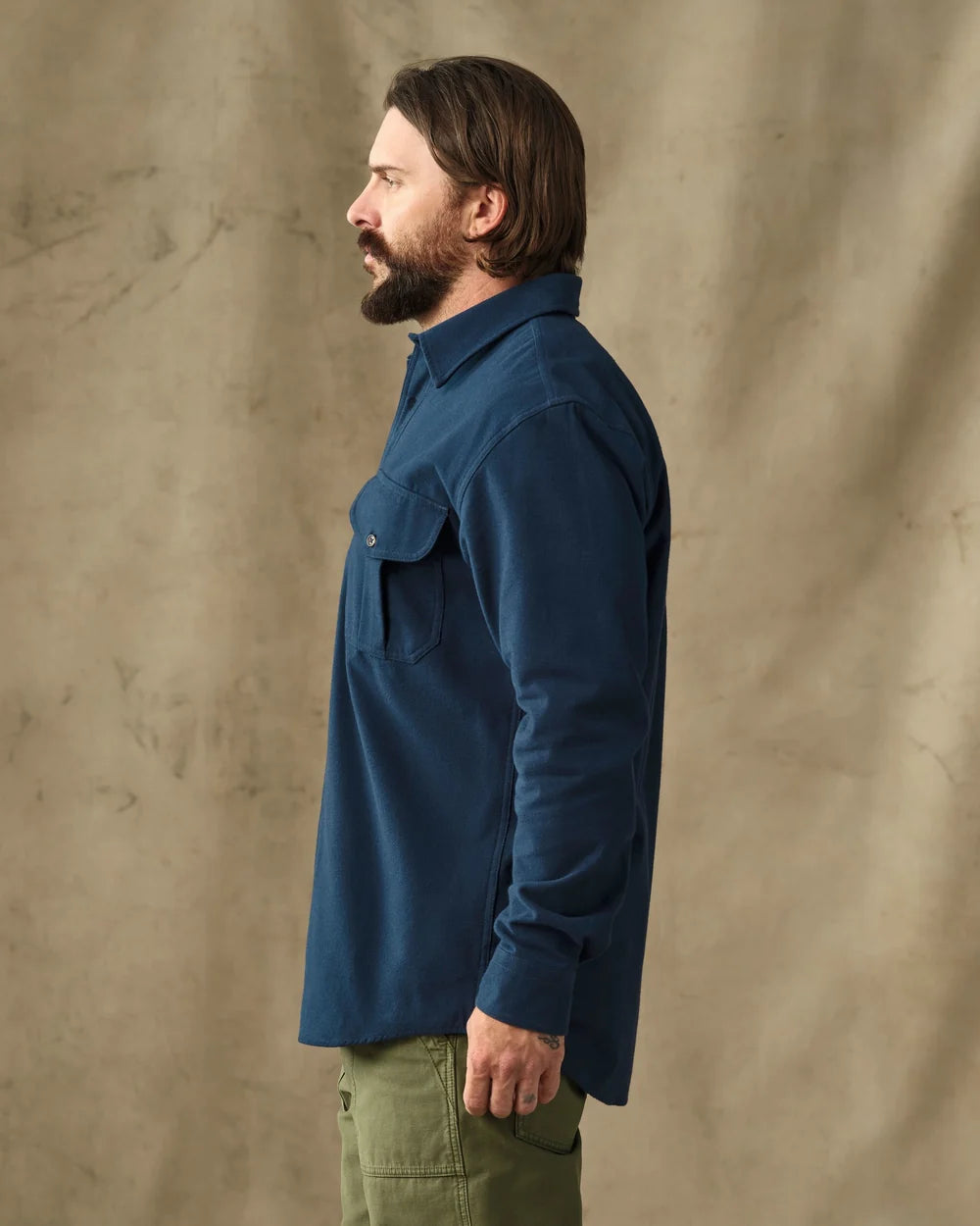 Moleskin Guide Shirt "Service Blue"