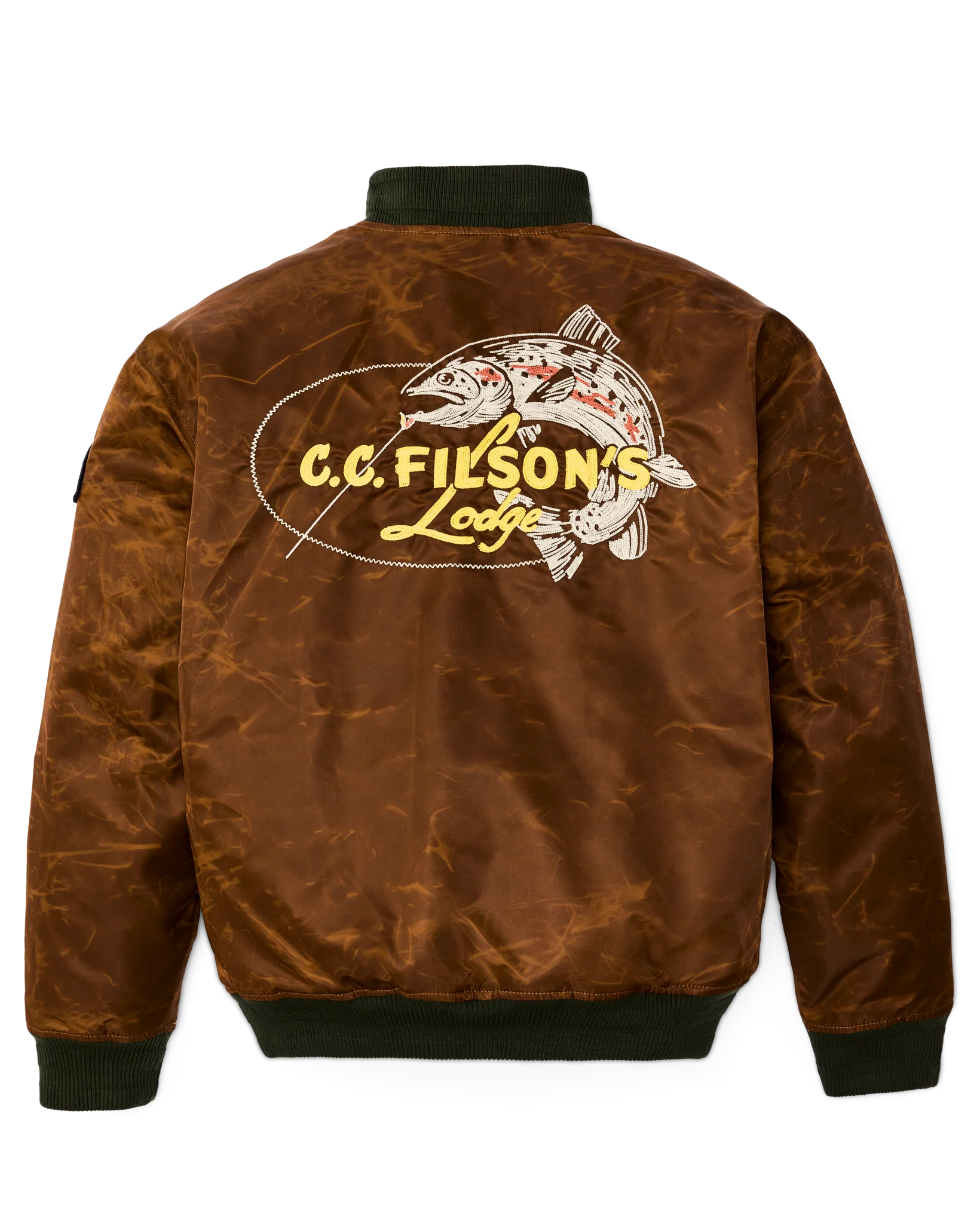 Embroidered Montlake Jacket "Whiskey"