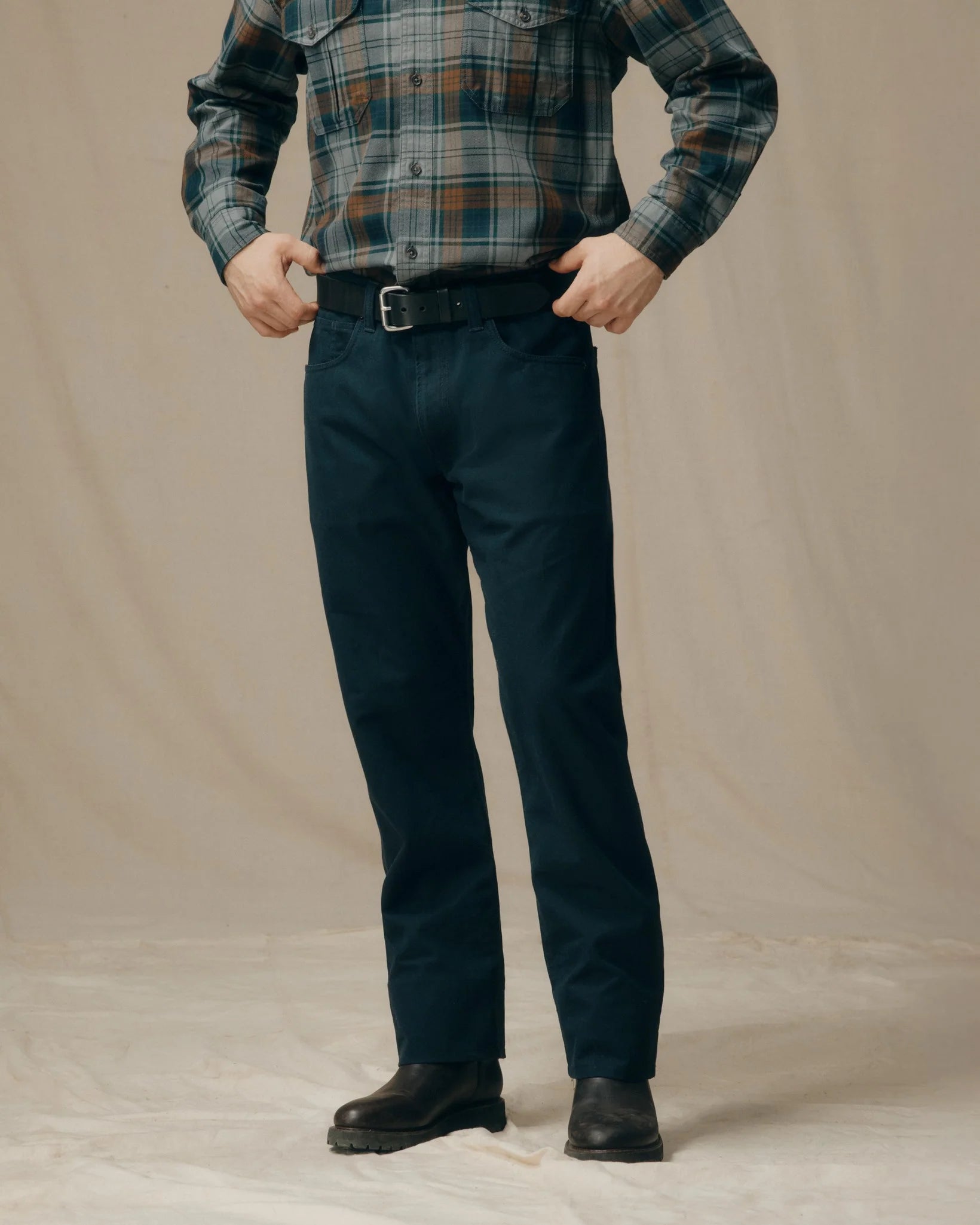 Dry Tin 5 Pocket Utility Pant "Blue Mussel"