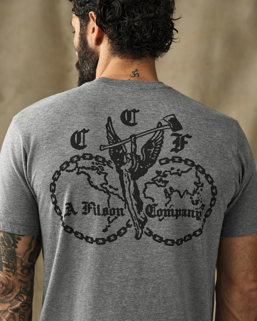 Union Graphic Tee "Dark Heather Grey"