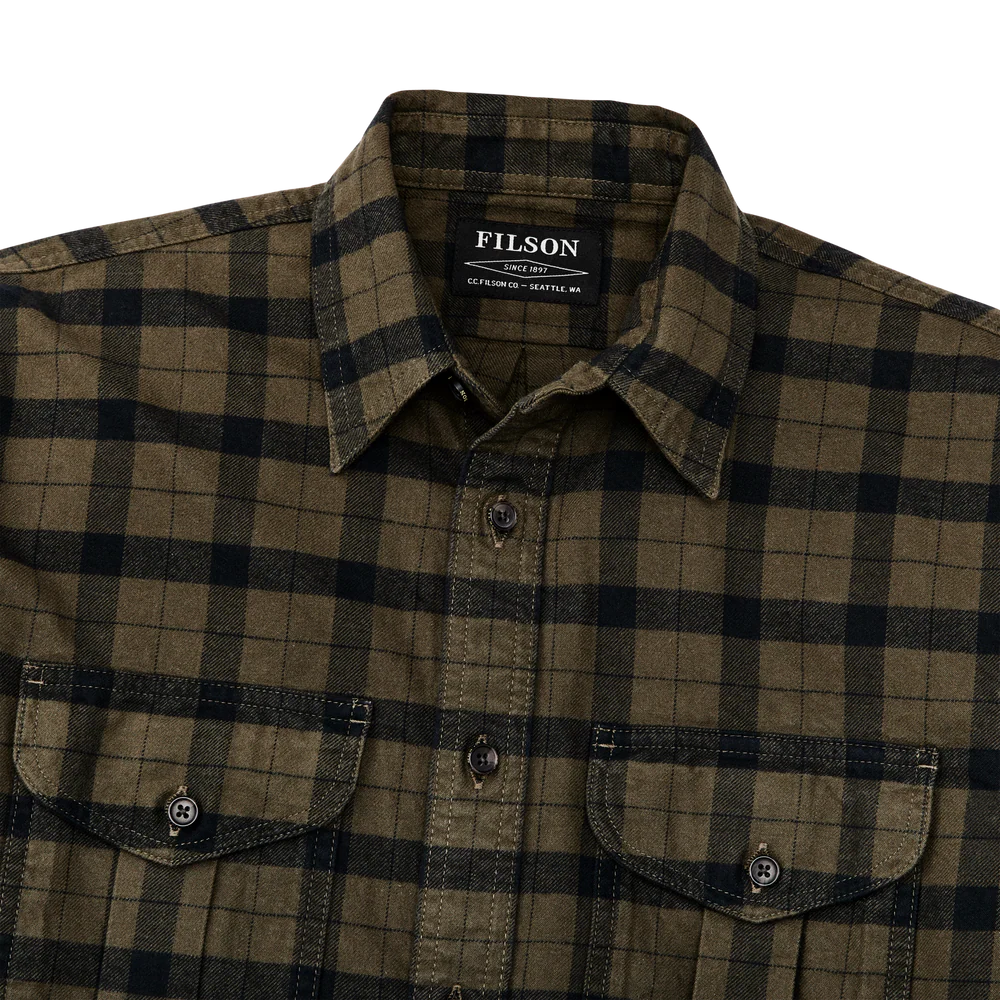 Alaskan Guide Shirt "Otter Green/ Black Plaid"
