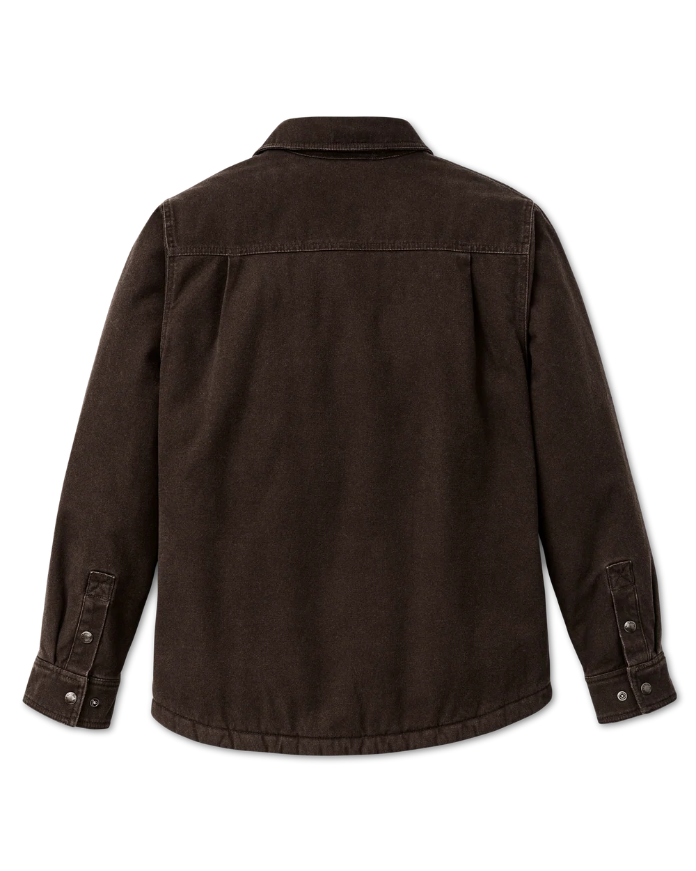 Fleece Lined Jac-Shirt "Dark Brown"