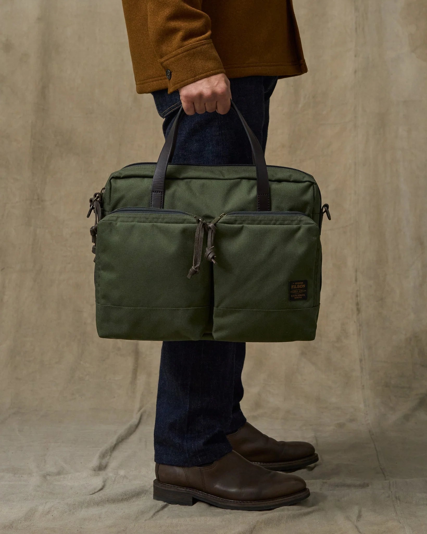 Dryden Briefcase "Otter Green"