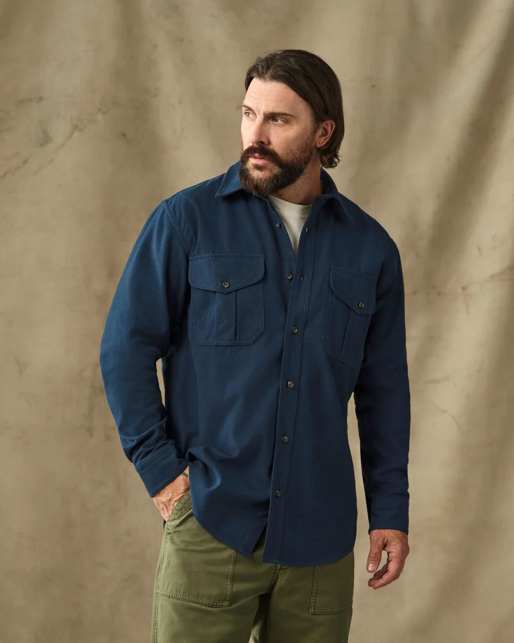 Moleskin Guide Shirt "Service Blue"