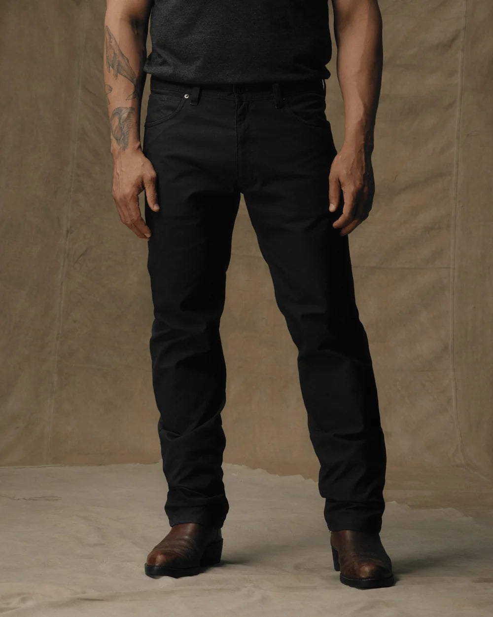 Dry Tin 5 Pocket Pant "Raven"