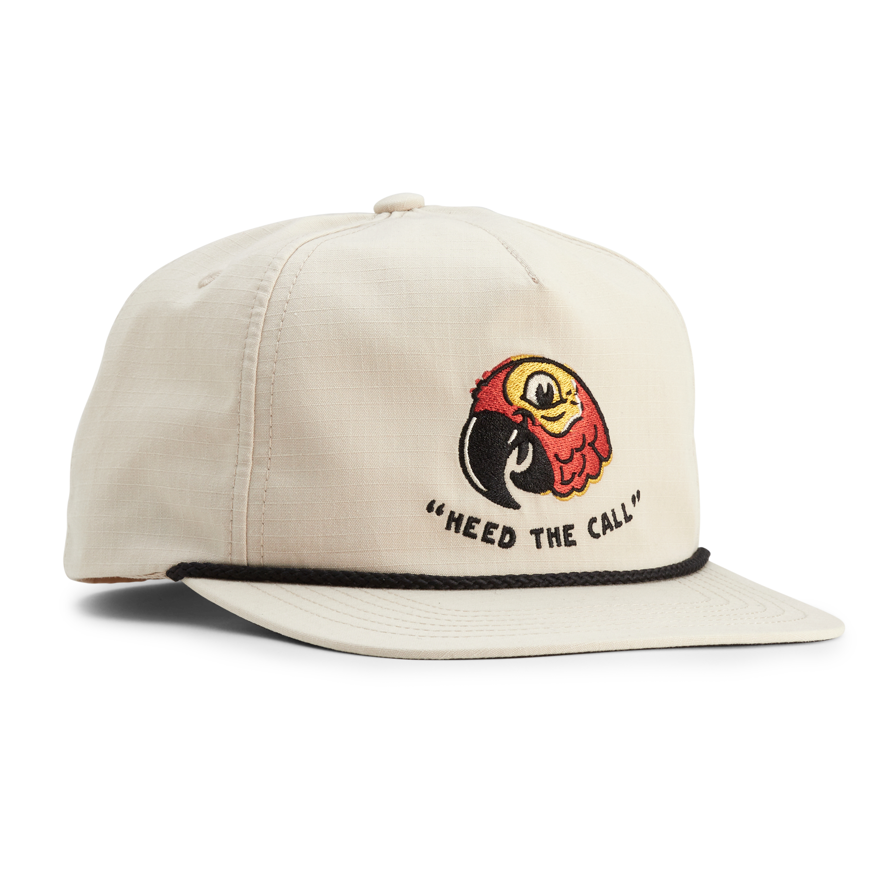 Chatty Bird Snapback Hat "Stone"
