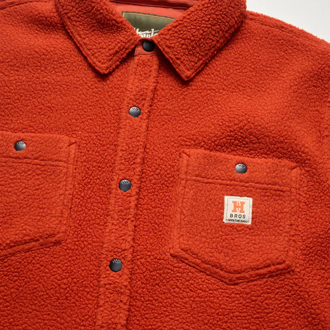 Allegheny Fleece Overshirt "Cinnamon"