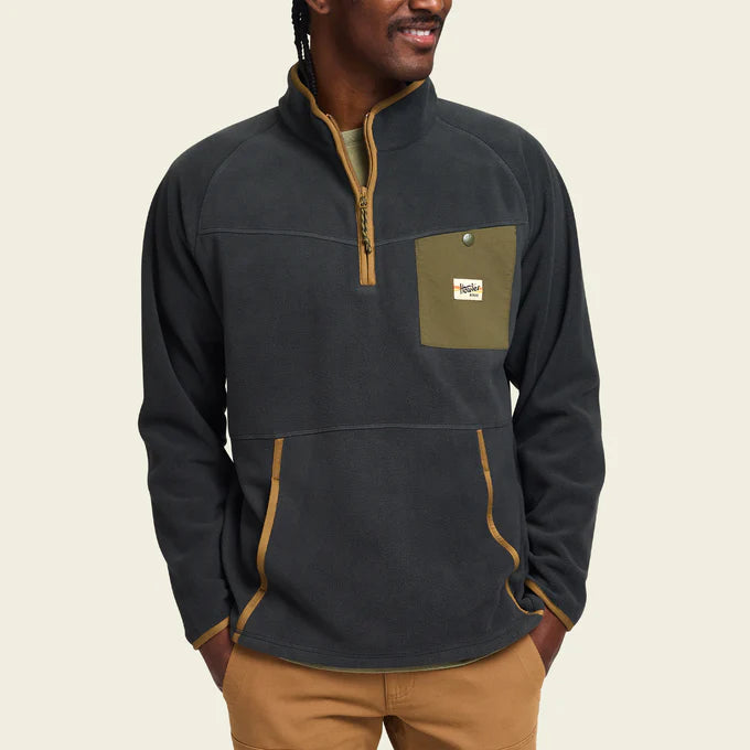 Free Range Fleece Pullover "Antique Black"