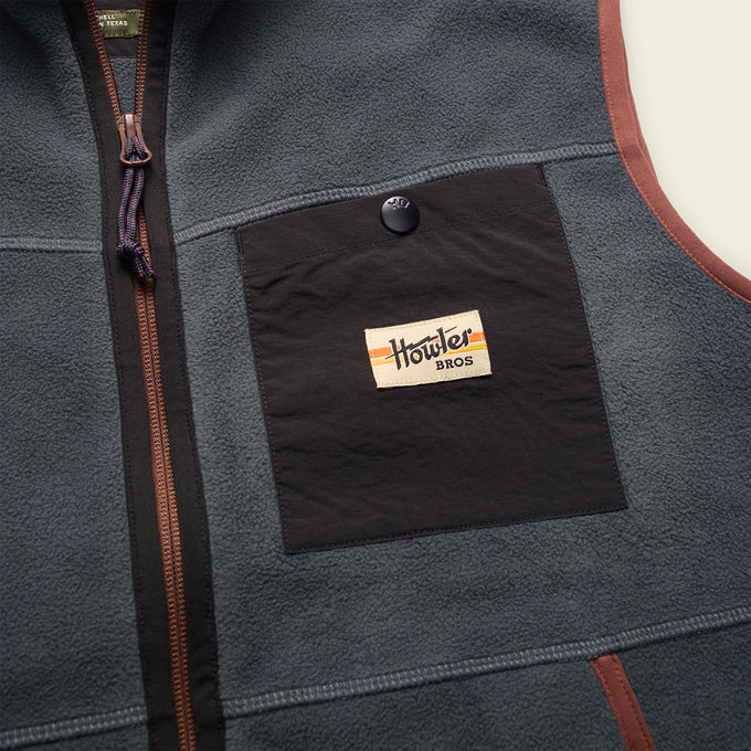 Free Range Fleece Vest "Fog"