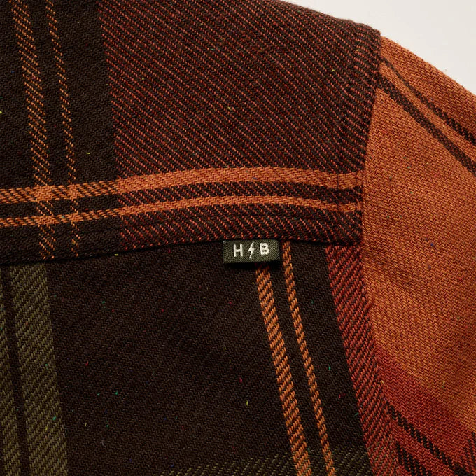 Rodanthe Blanket Flannel "Killian Plaid/Hot Horizon"