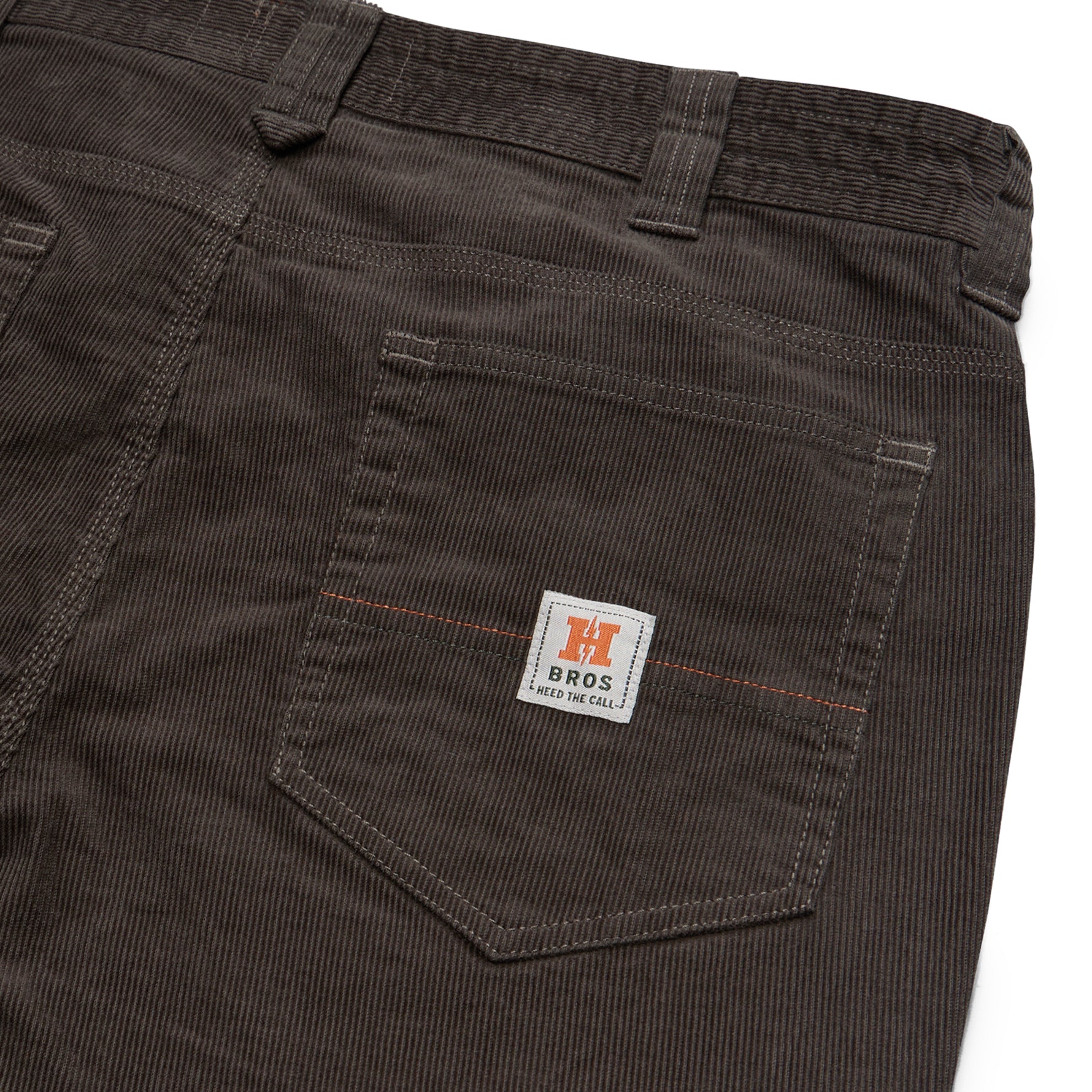 Frontside 5-Pocket Corduroy Pant "Charcoal Black"