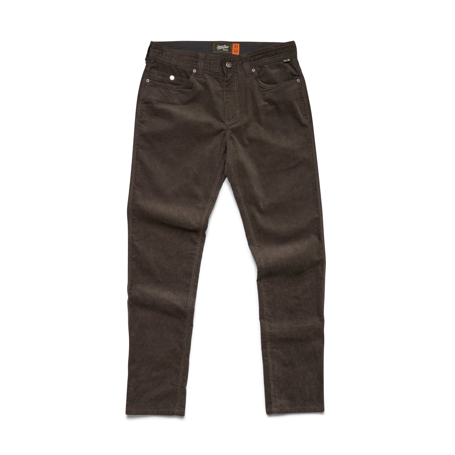 Frontside 5-Pocket Corduroy Pant "Charcoal Black"