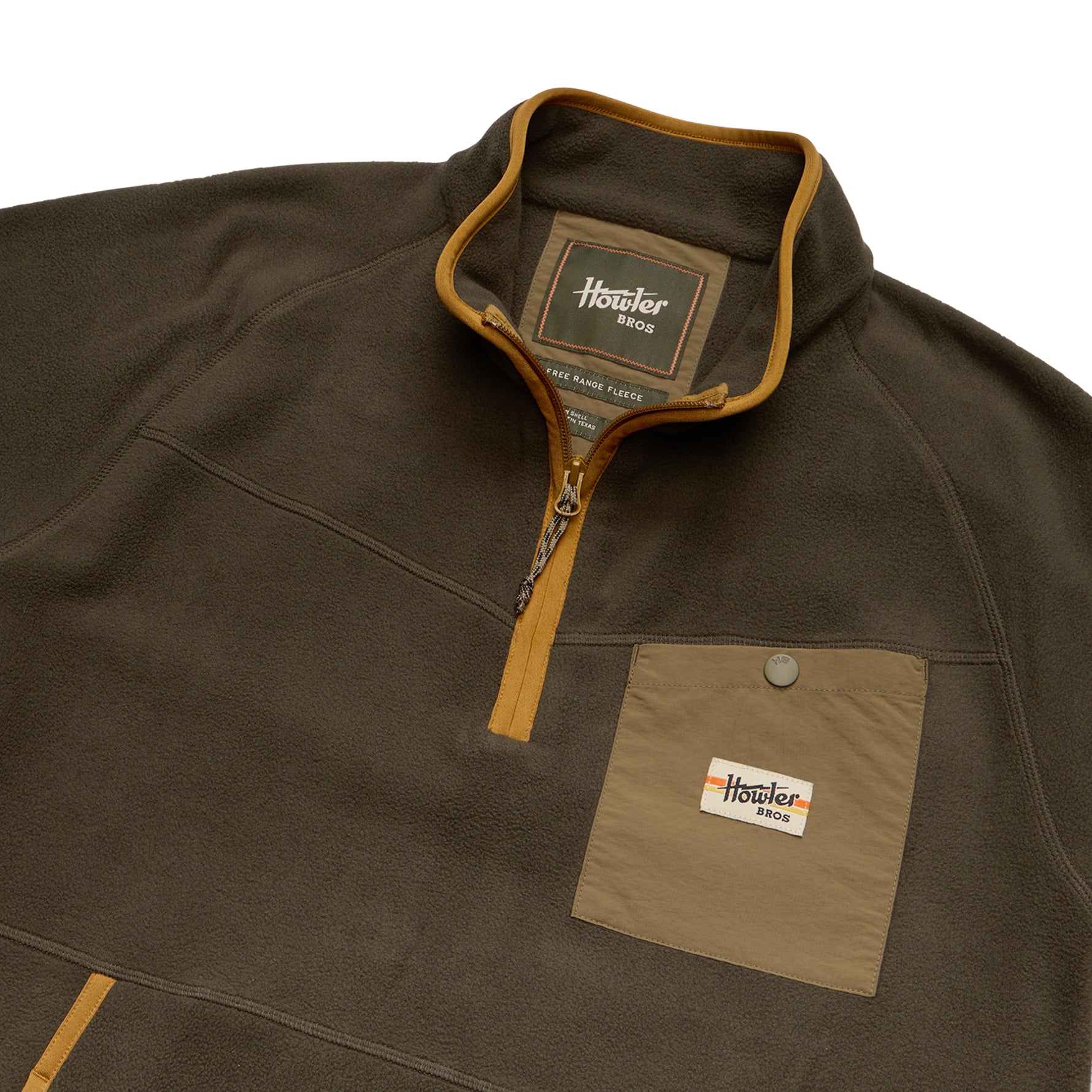 Free Range Fleece Pullover "Army"