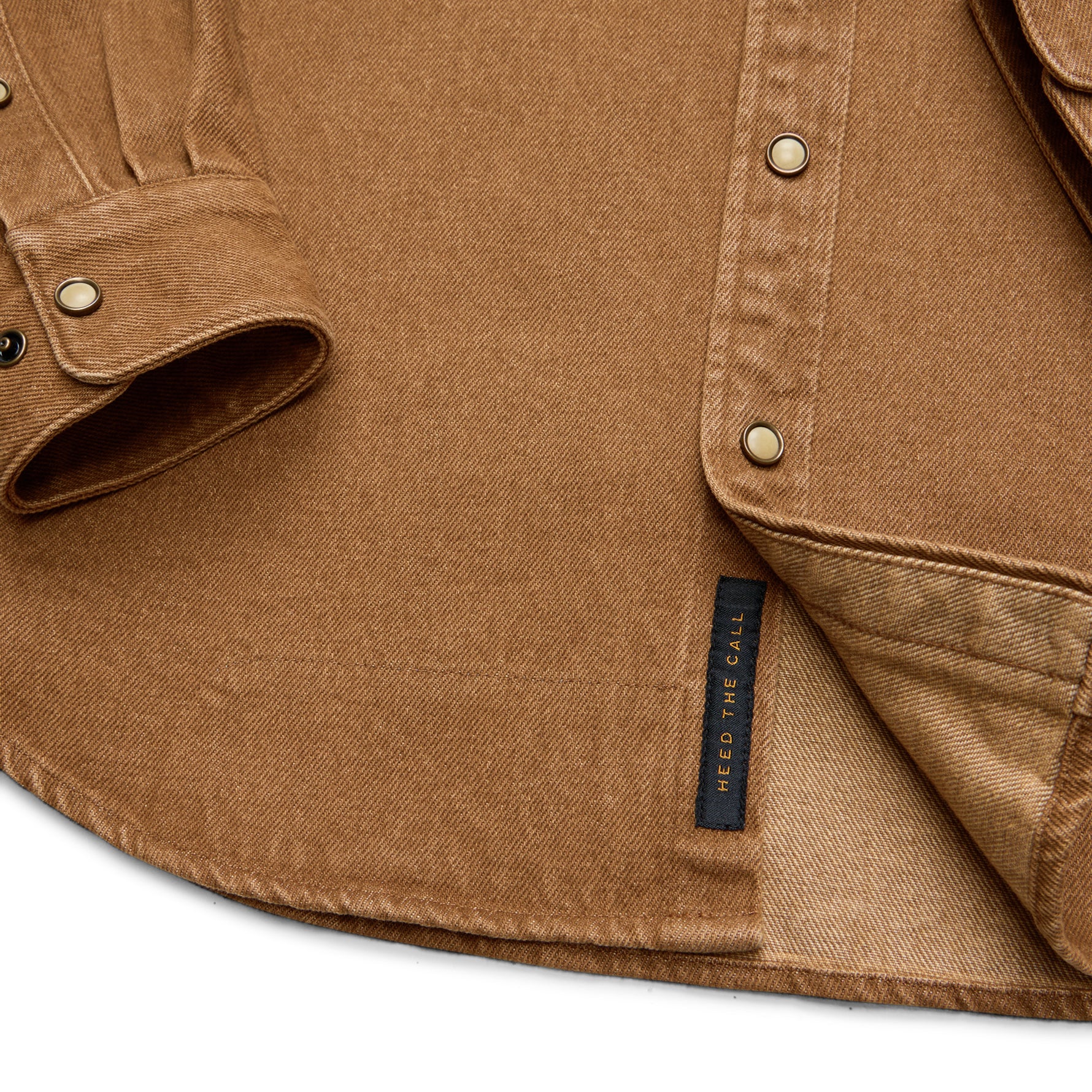 Dust Up Denim Snapshirt "Owens Oaker Wash"