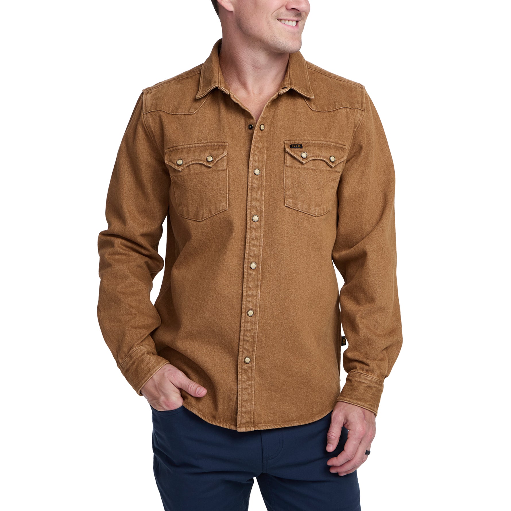 Dust Up Denim Snapshirt "Owens Oaker Wash"