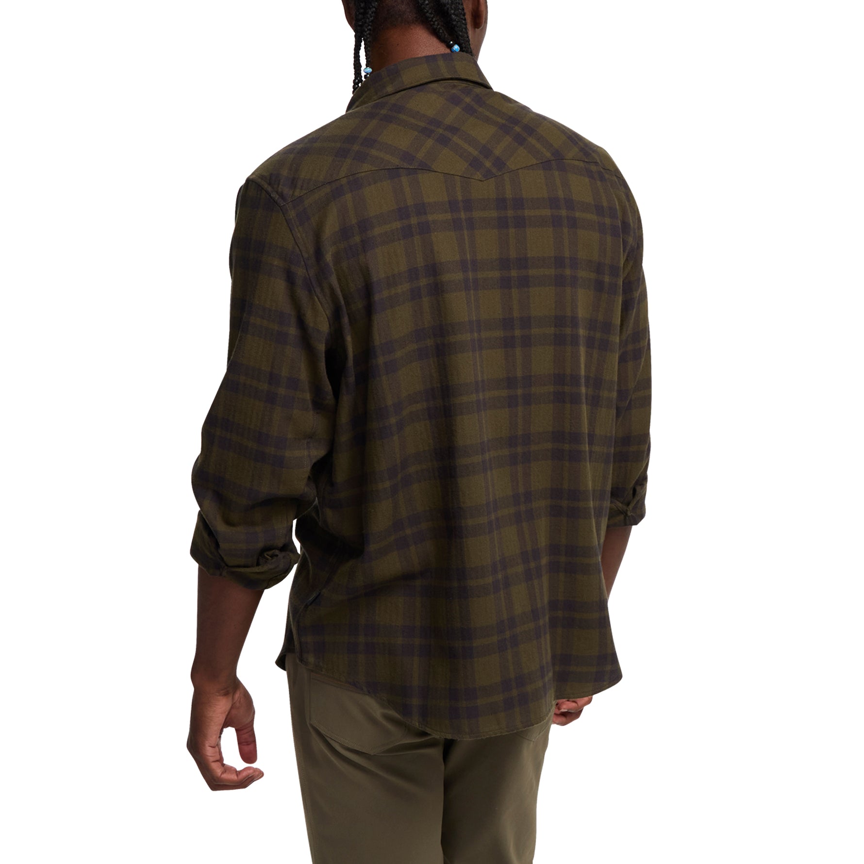 La Grange Lightweight Flannel "Dark Olive"