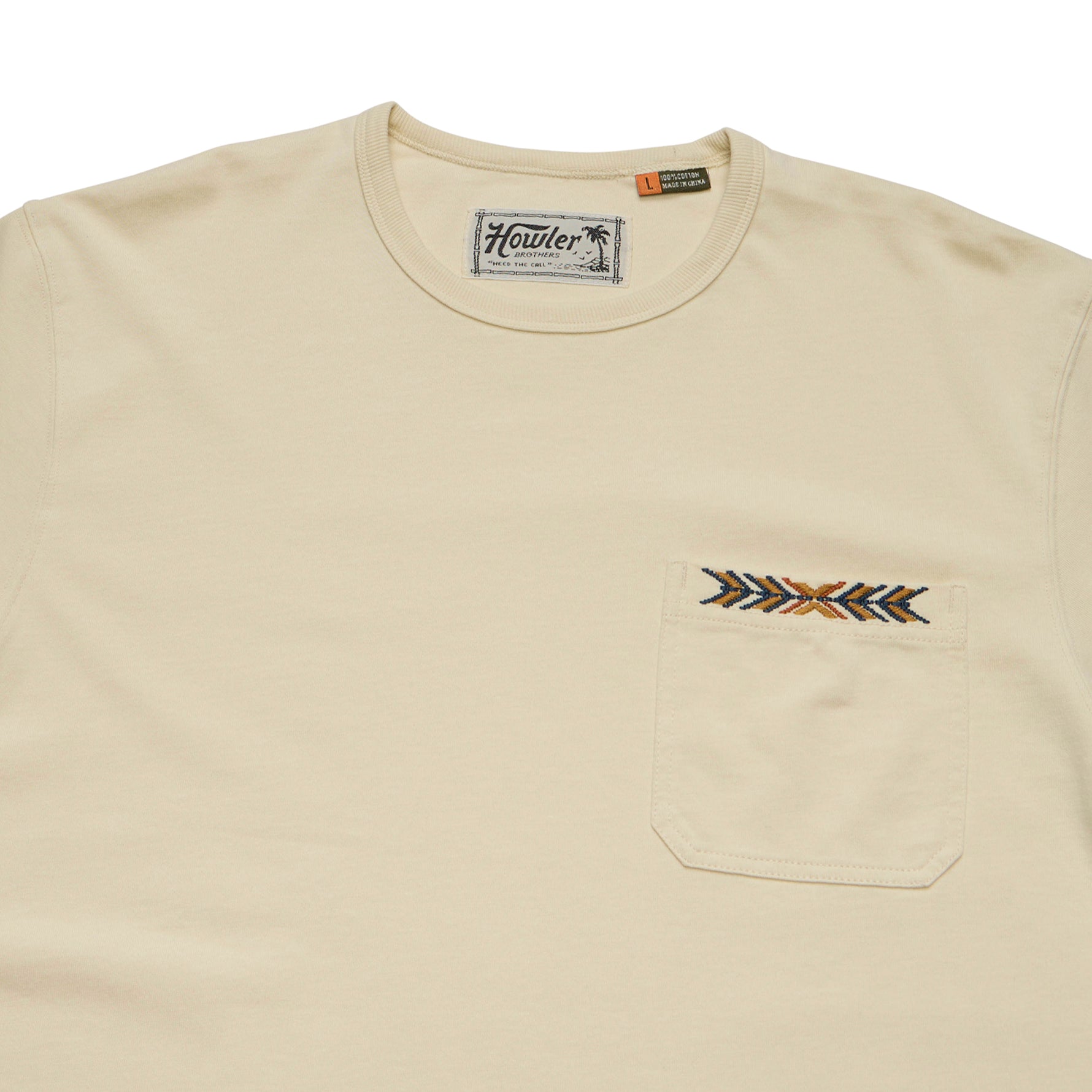 Spectrum Pocket Tee "Bone White"