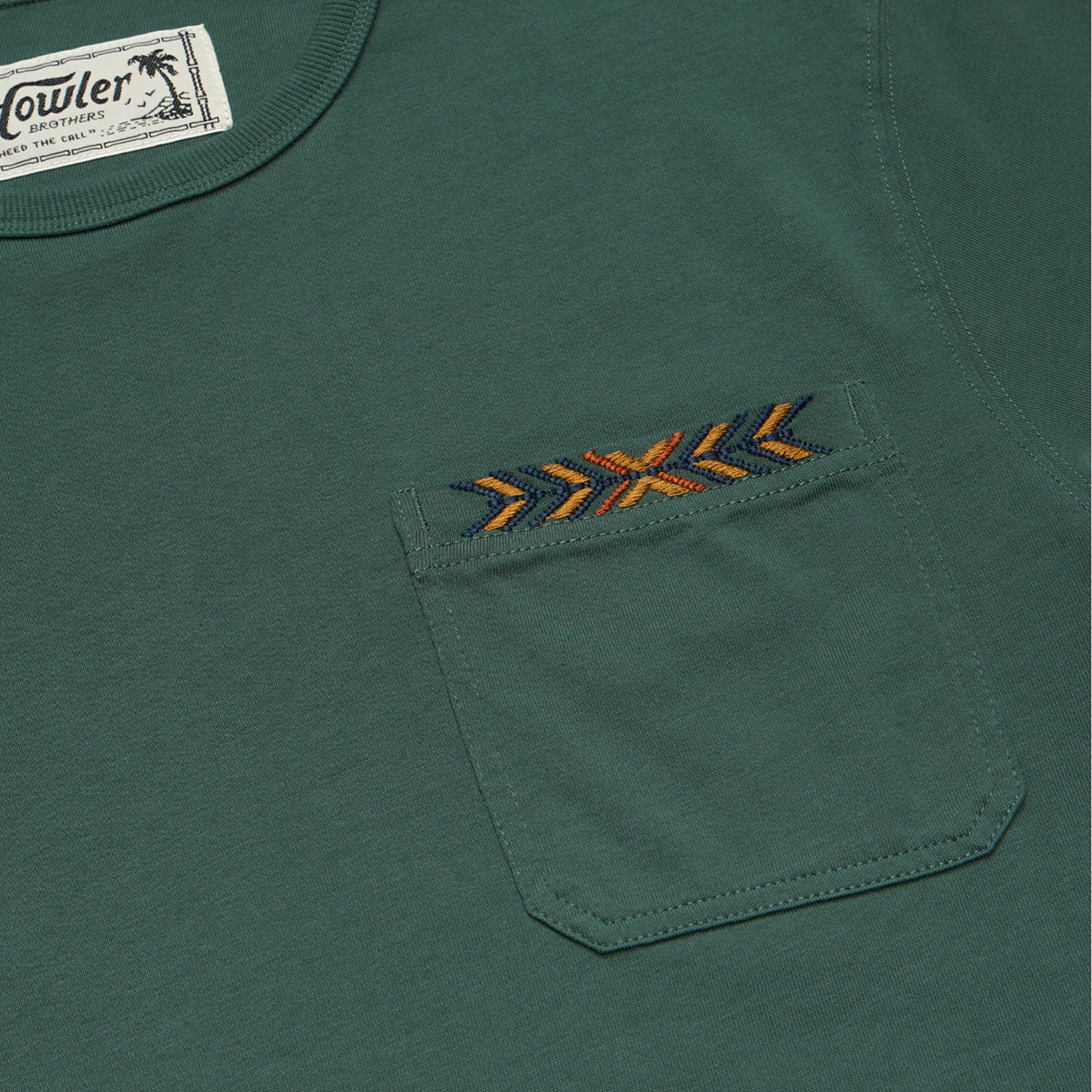Spectrum Pocket Tee "Fern"