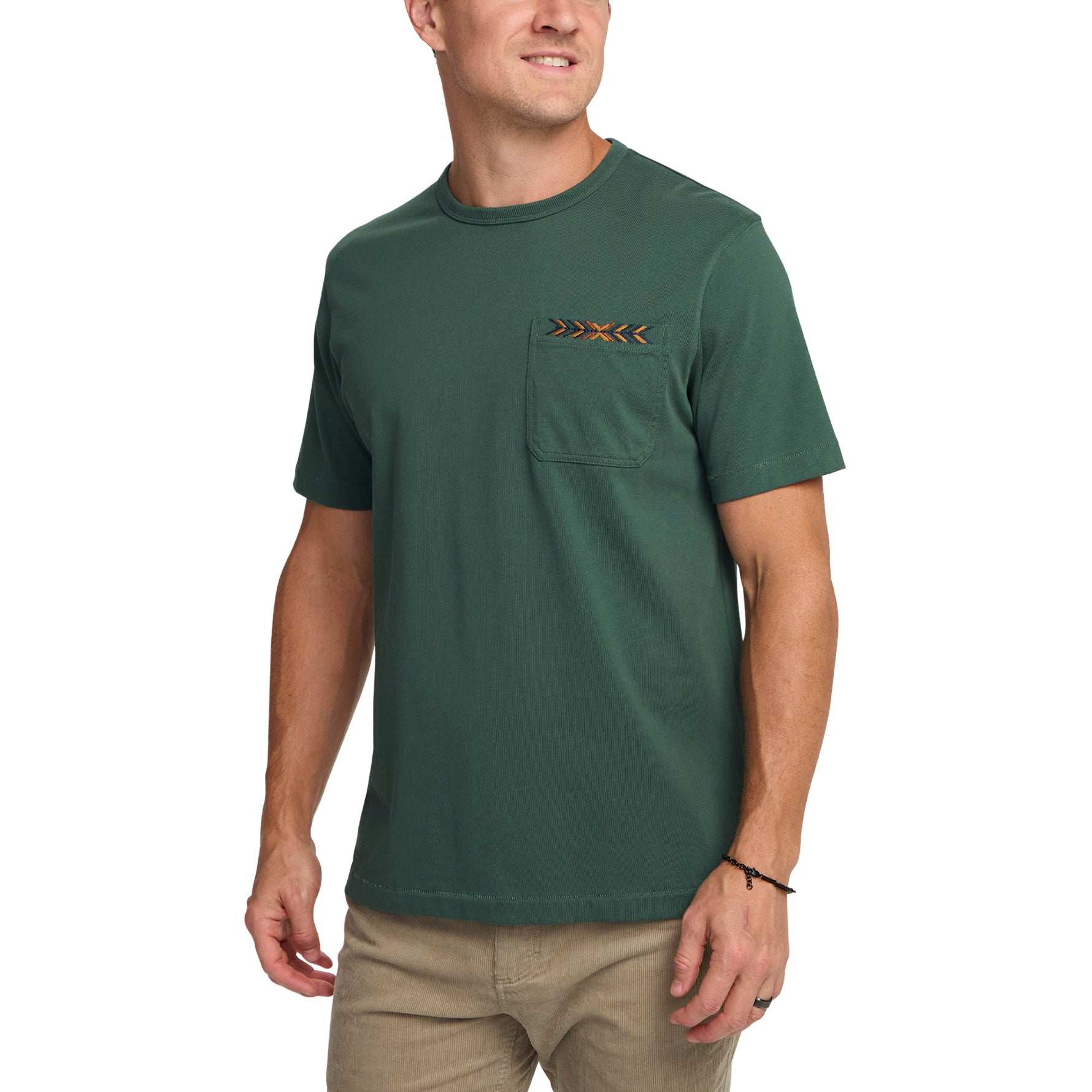 Spectrum Pocket Tee "Fern"