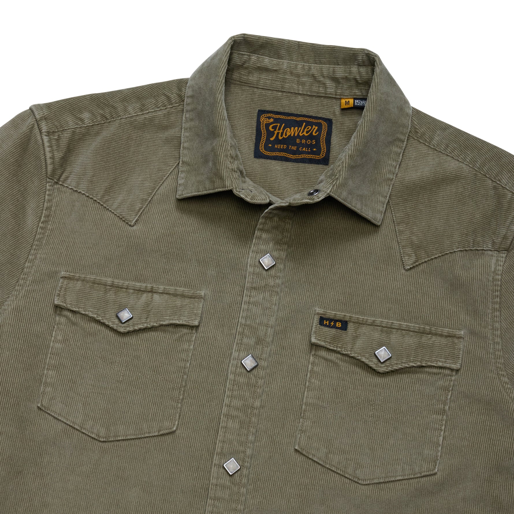 Banning Corduroy Shirt "Aloe"