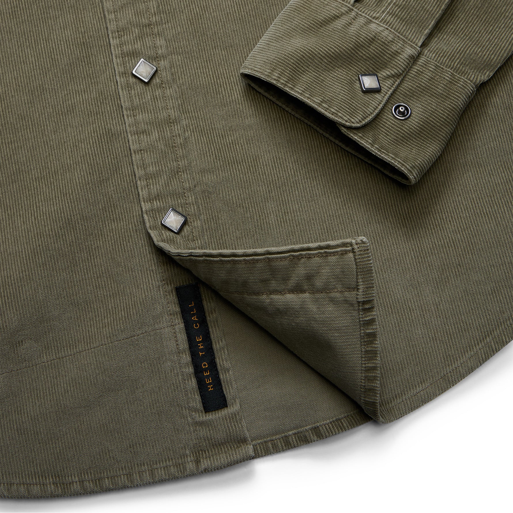 Banning Corduroy Shirt "Aloe"