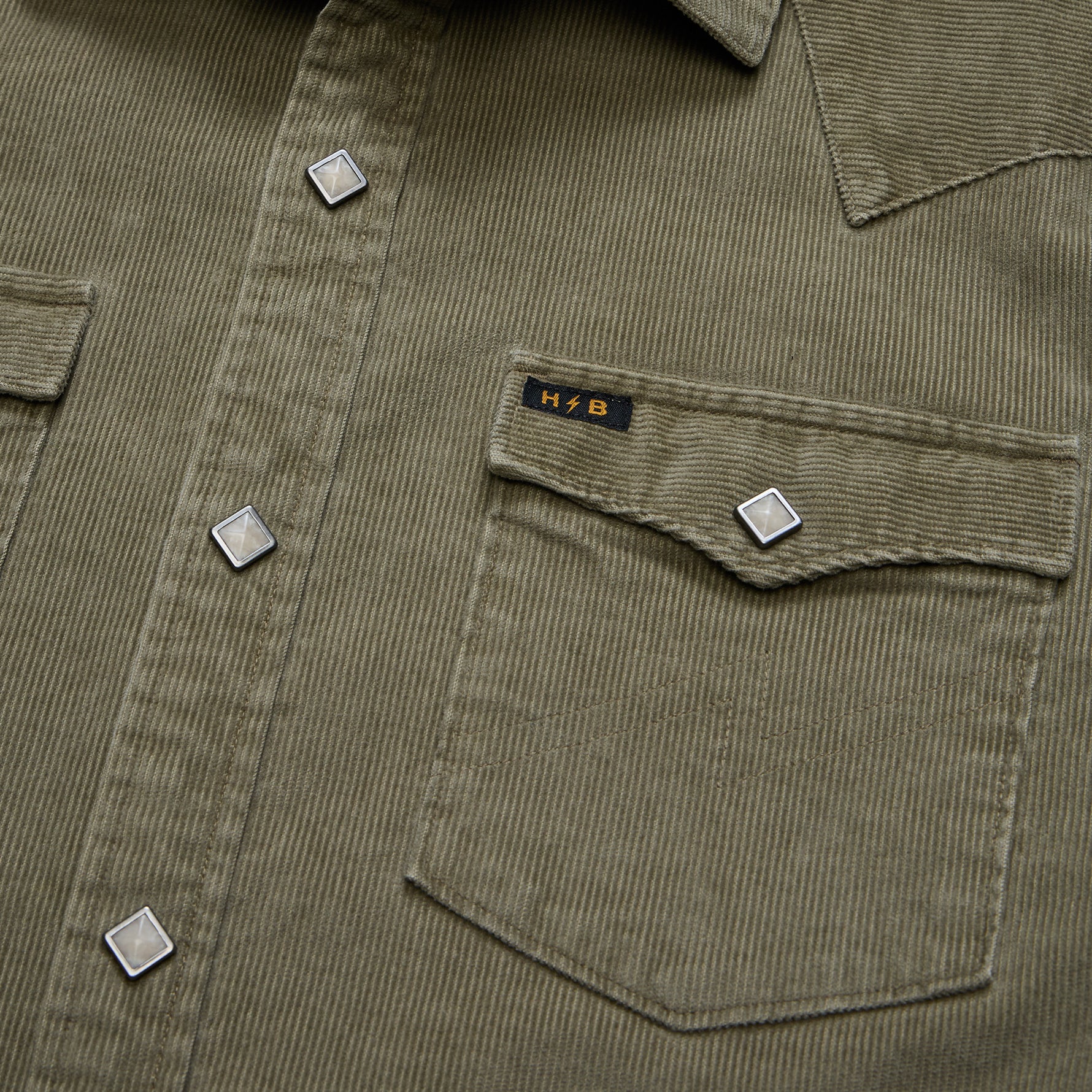 Banning Corduroy Shirt "Aloe"