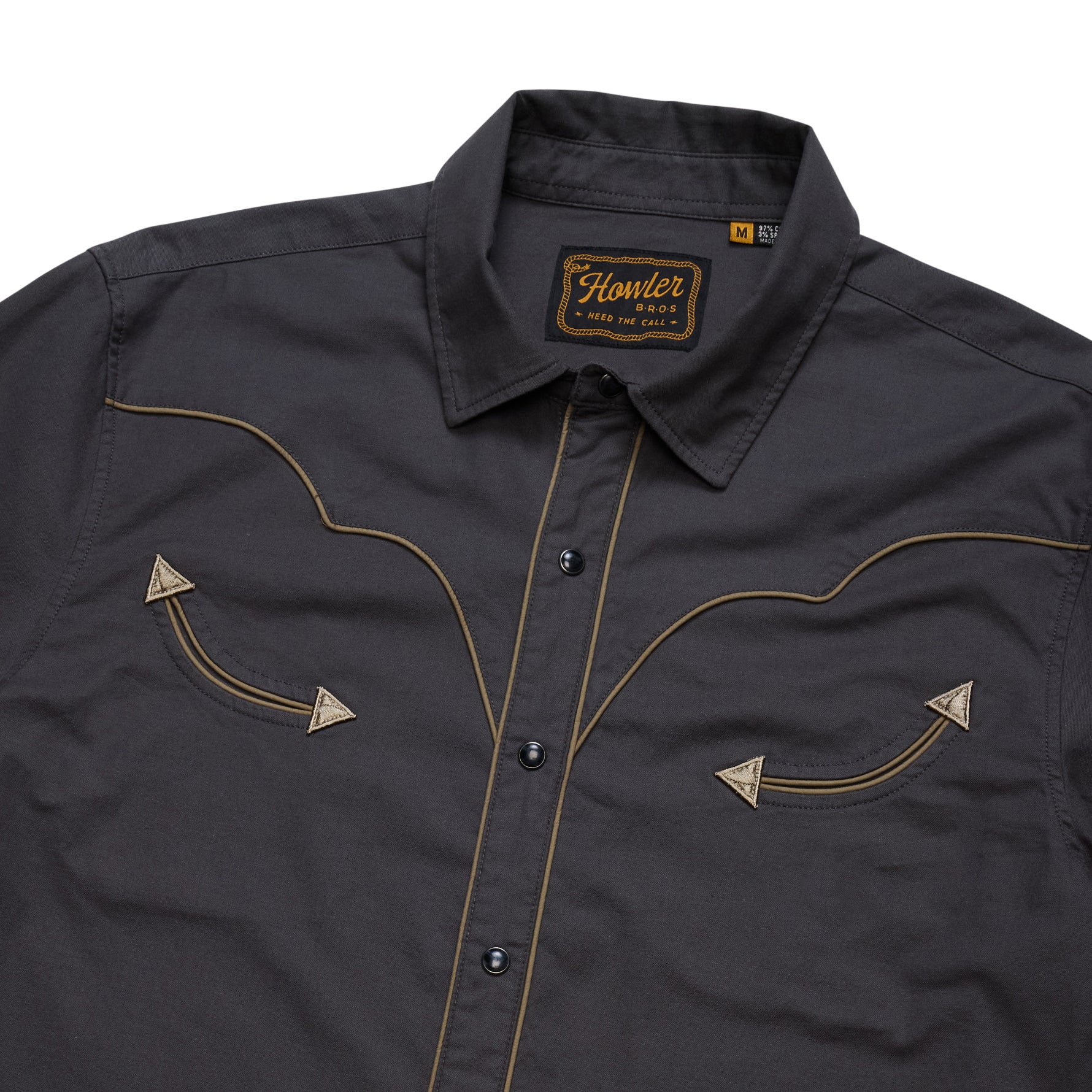 Broncbuster Longsleeve Snapshirt "Moonless Night"
