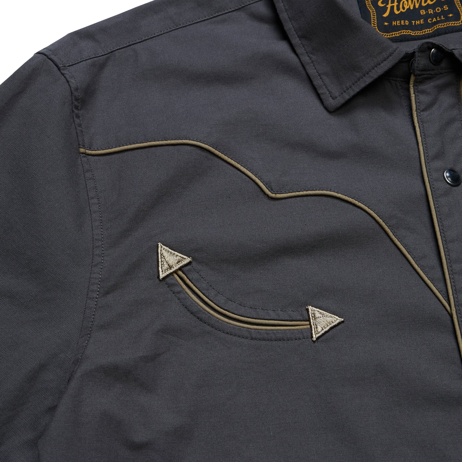Broncbuster Longsleeve Snapshirt "Moonless Night"