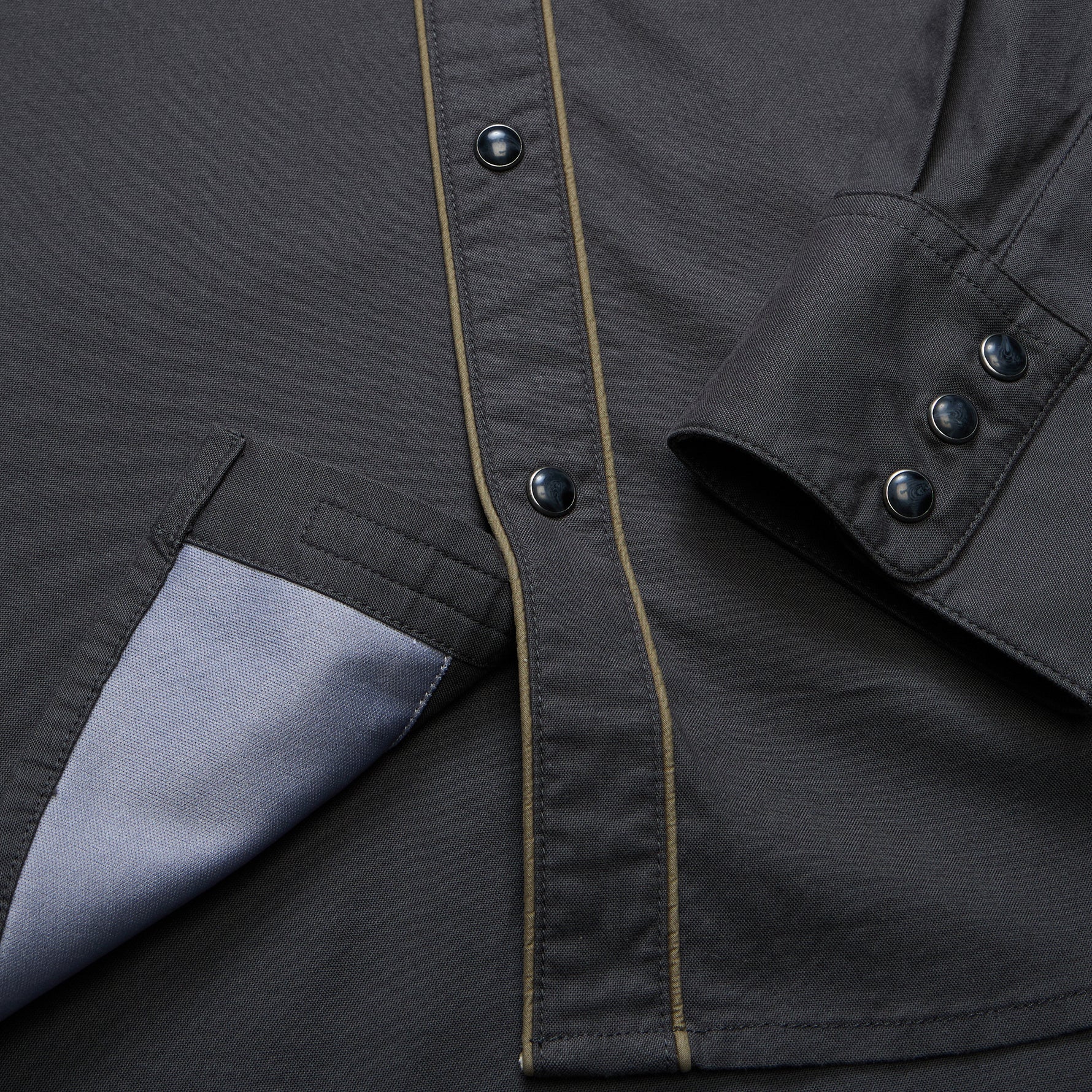 Broncbuster Longsleeve Snapshirt "Moonless Night"