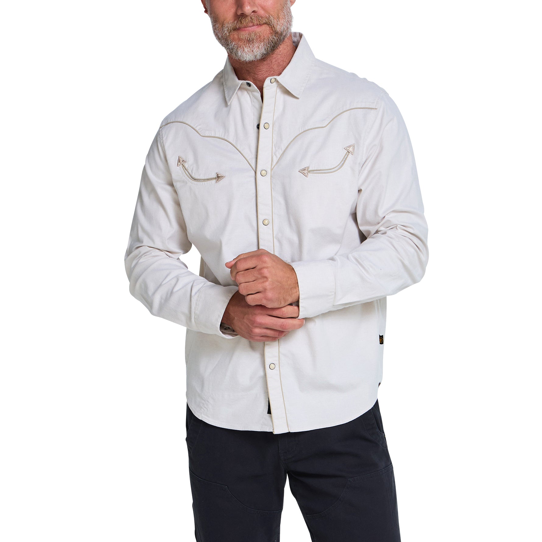 Broncbuster Longsleeve Snapshirt "Prairie Dust"