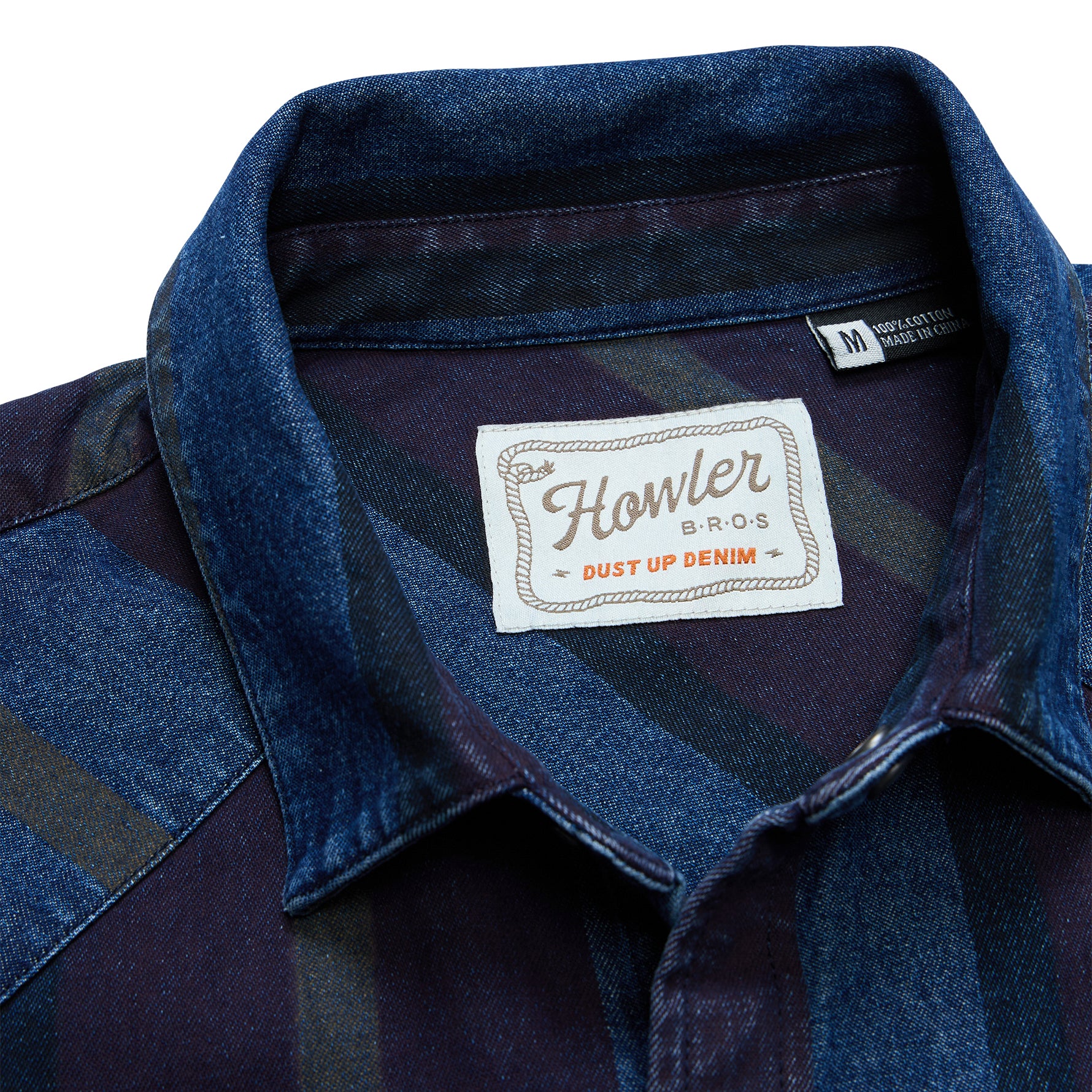 Dust Up Denim "'Eggplant Driver Stripe"