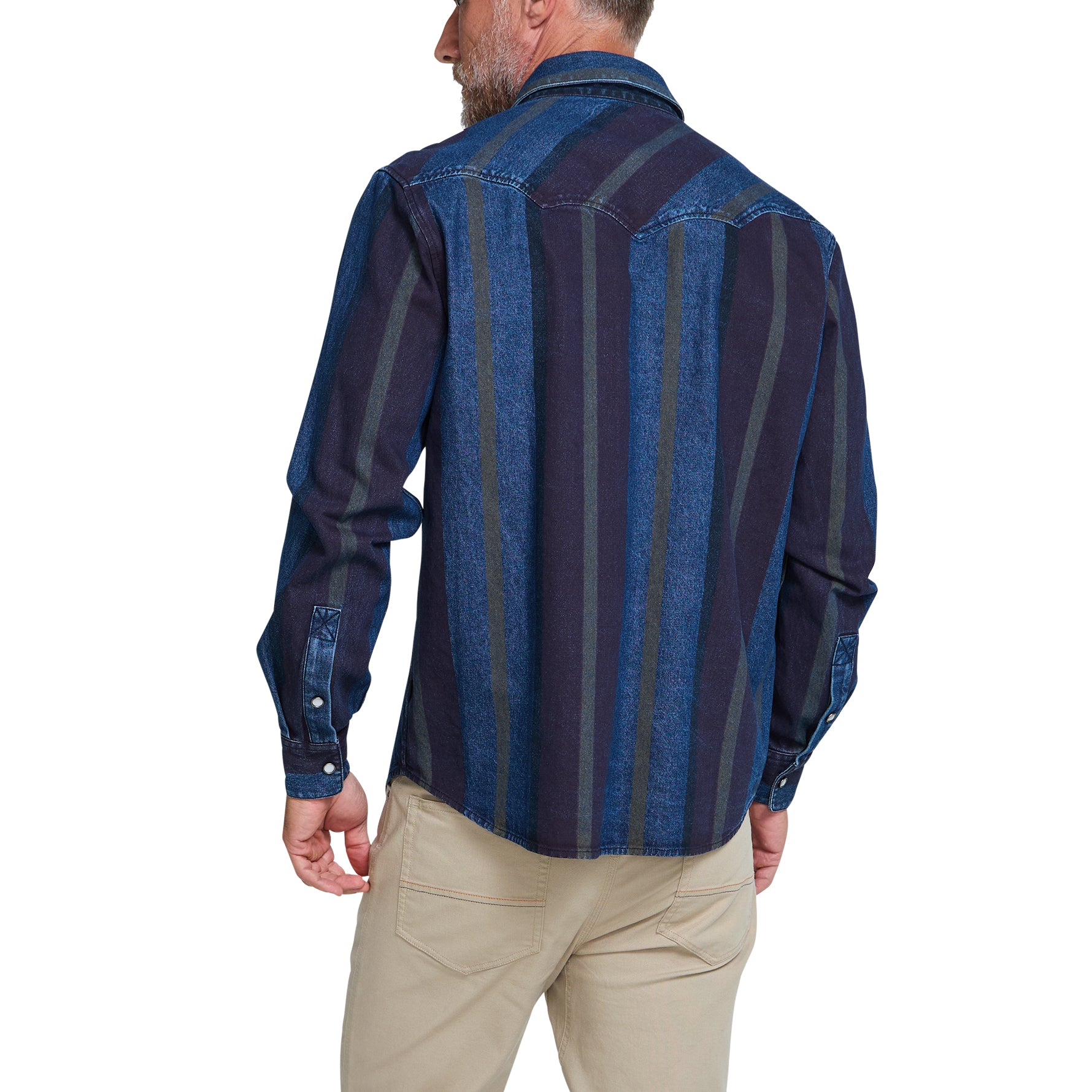 Dust Up Denim "'Eggplant Driver Stripe"