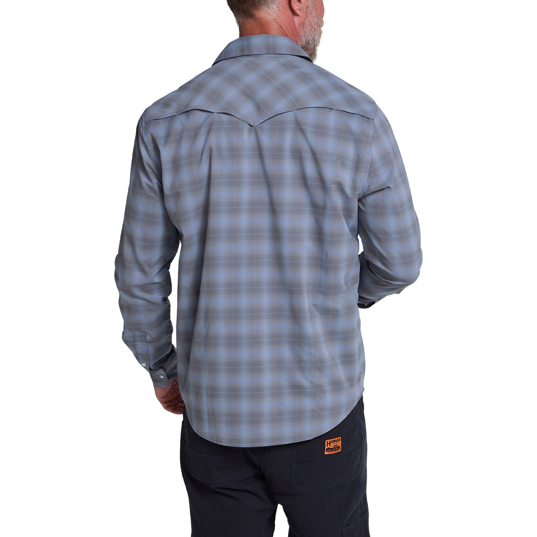 H Bar B Tech Longsleeve "Kent Plaid Tradewinds"