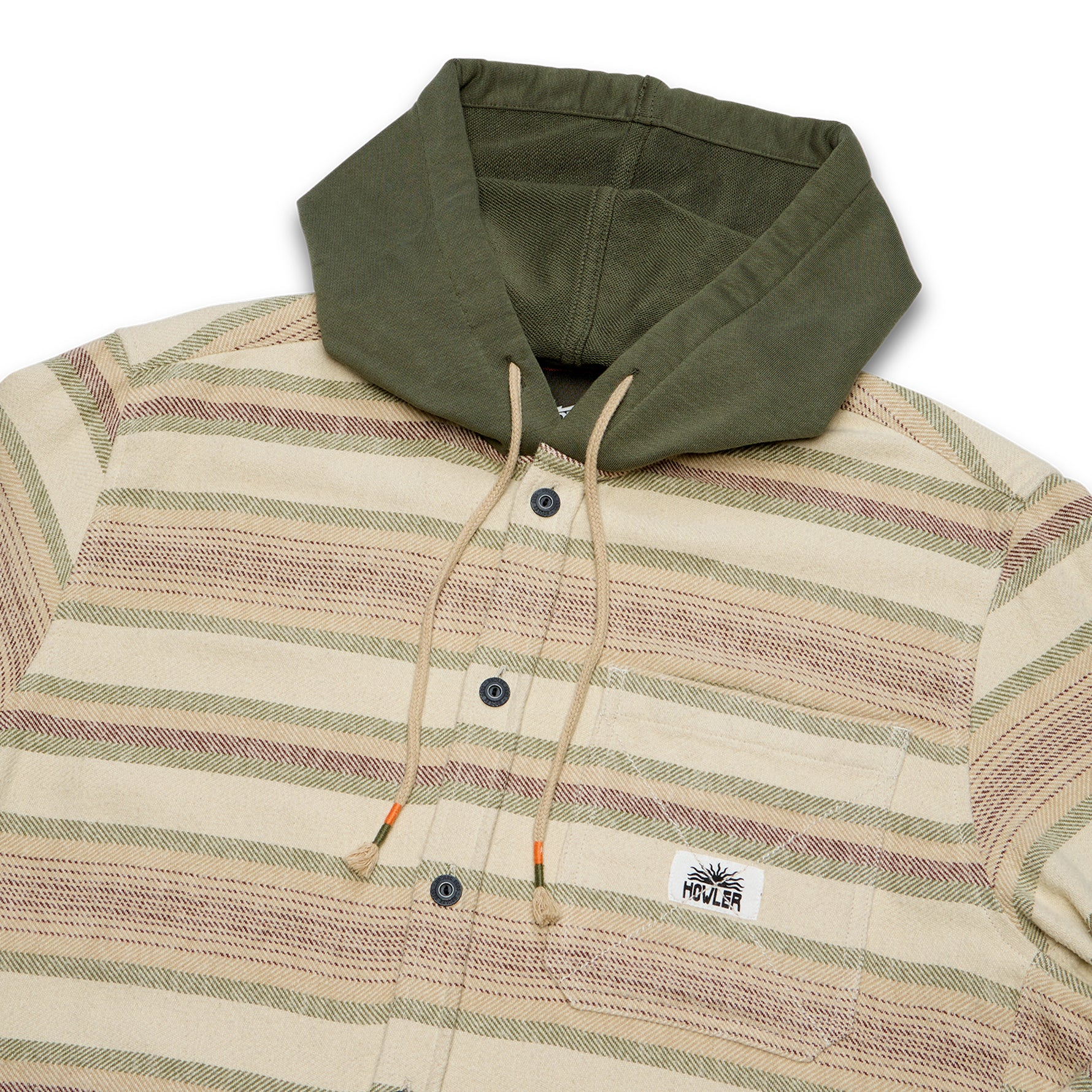 Salvo Hooded Sweatshirt "Pathway Stripe Dawn"