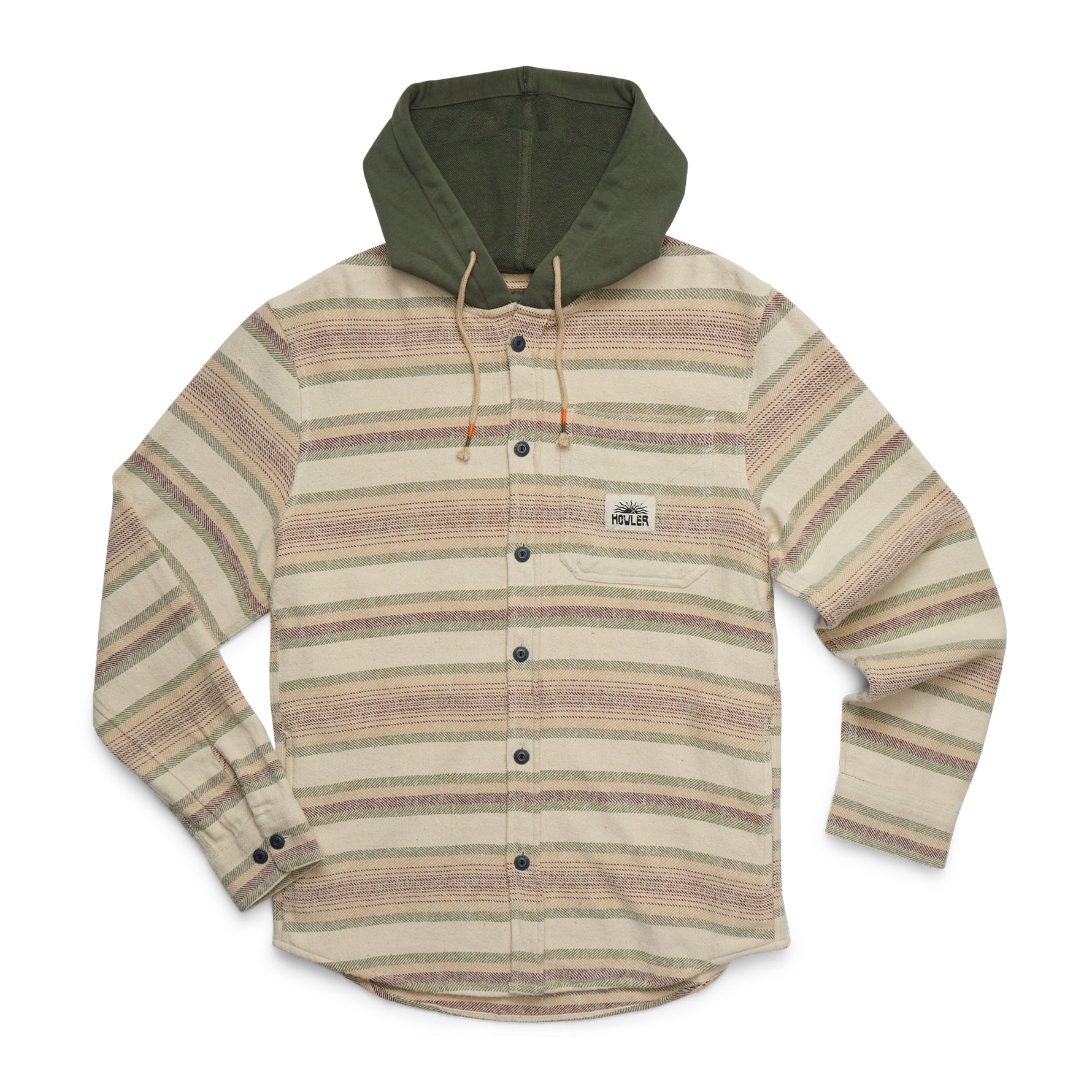 Salvo Hooded Sweatshirt "Pathway Stripe Dawn"