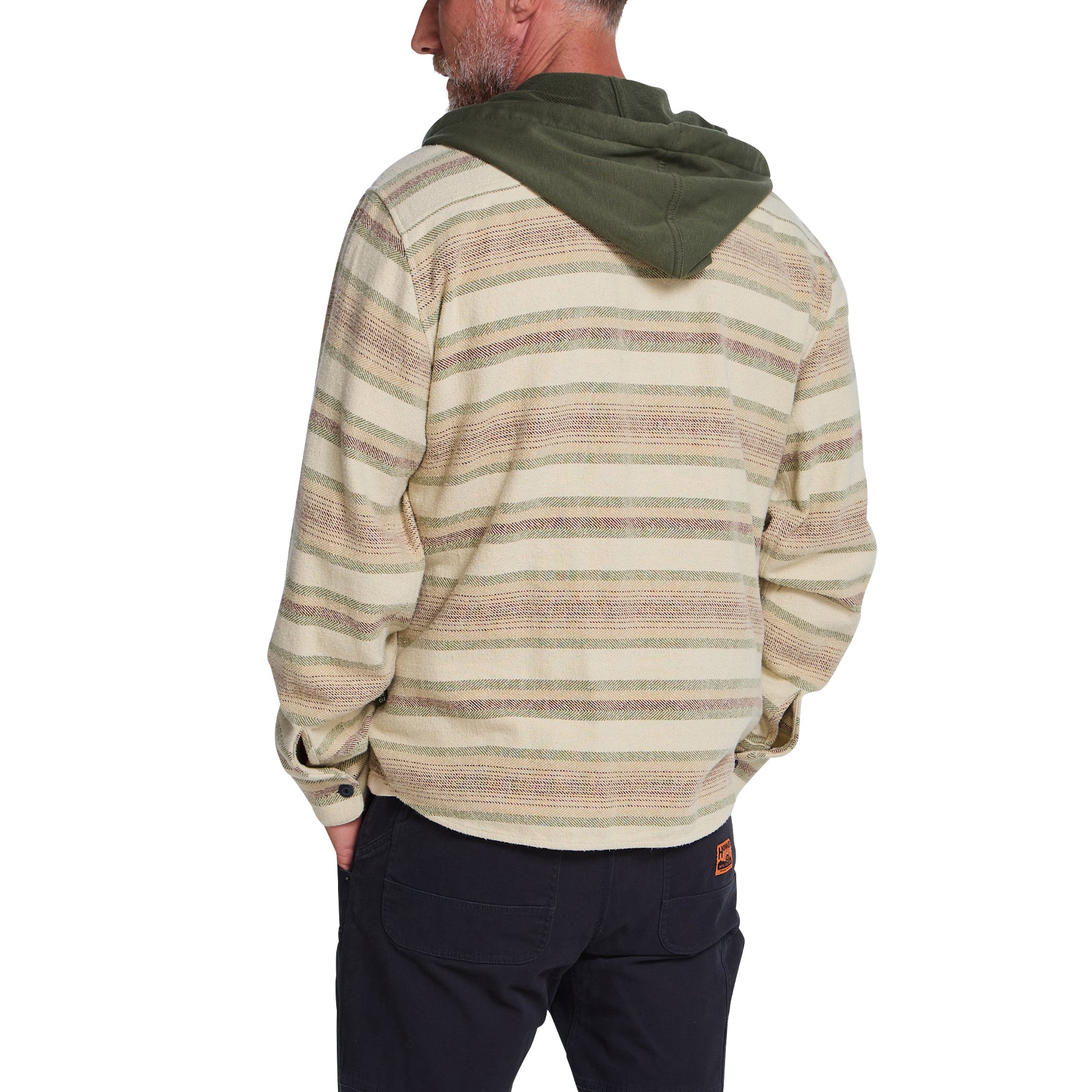 Salvo Hooded Sweatshirt "Pathway Stripe Dawn"