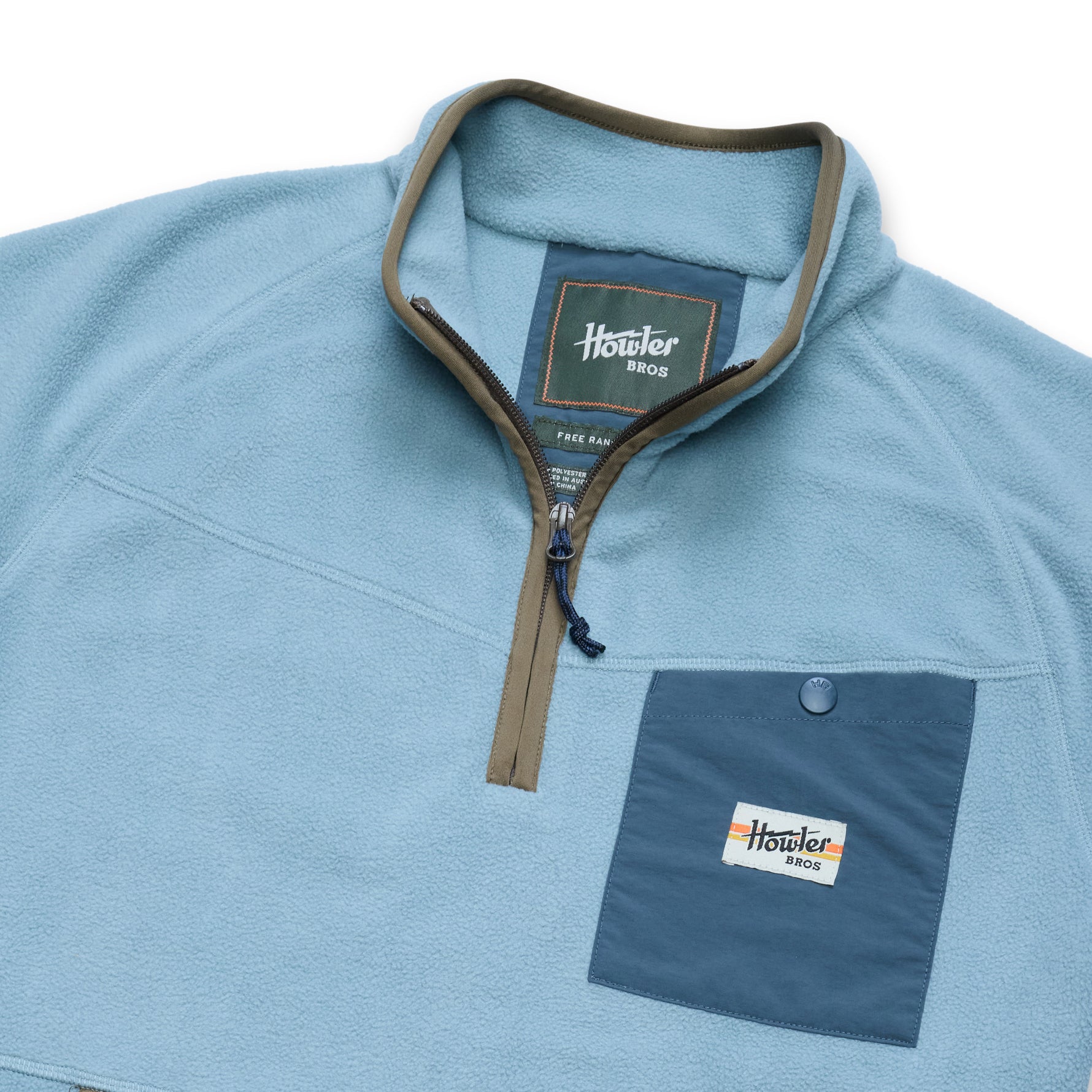 Free Range Fleece "Iron Blue"