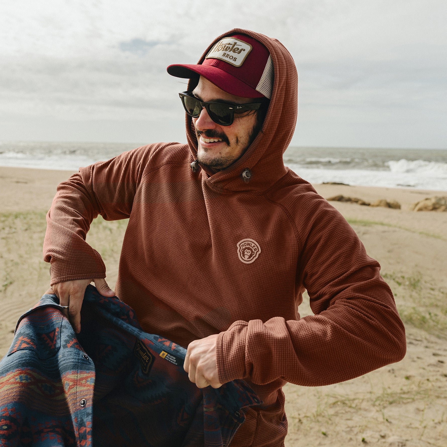 Palo Duro Fleece Hoodie "Mink Brown"