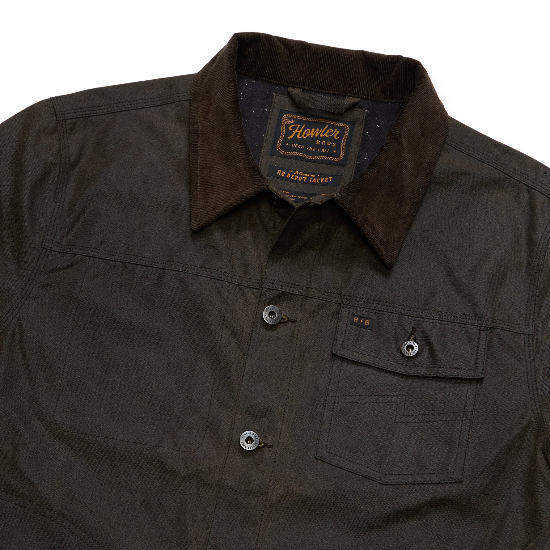 Waxed Depot Jacket "Bark"