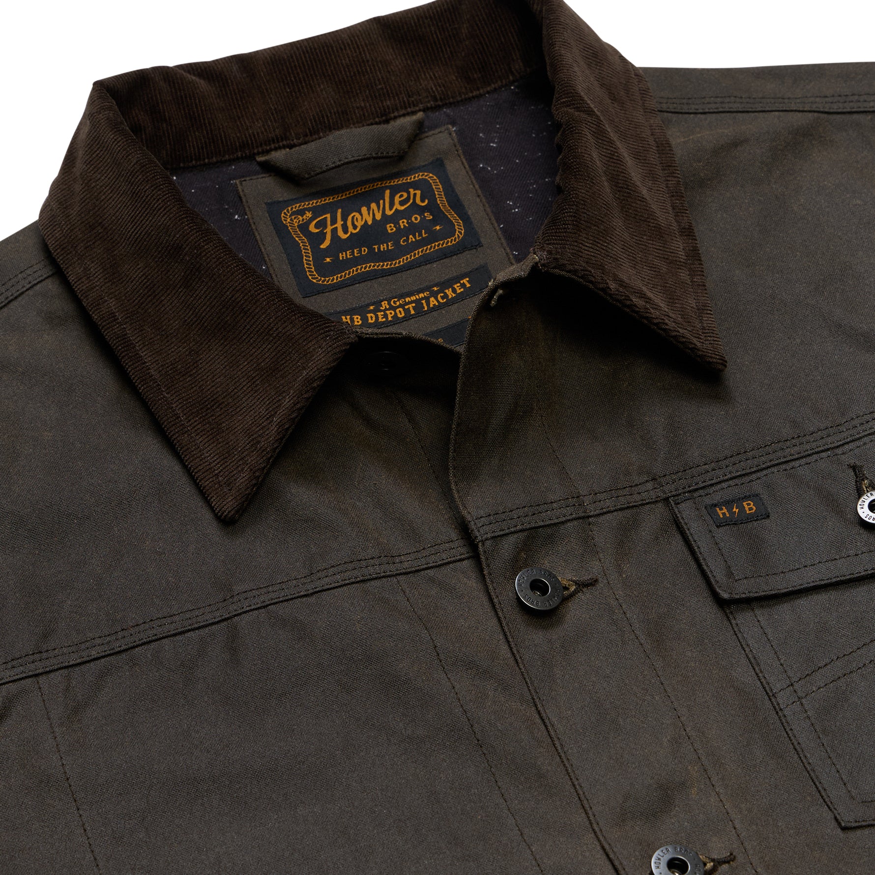 Waxed Depot Jacket "Bark"